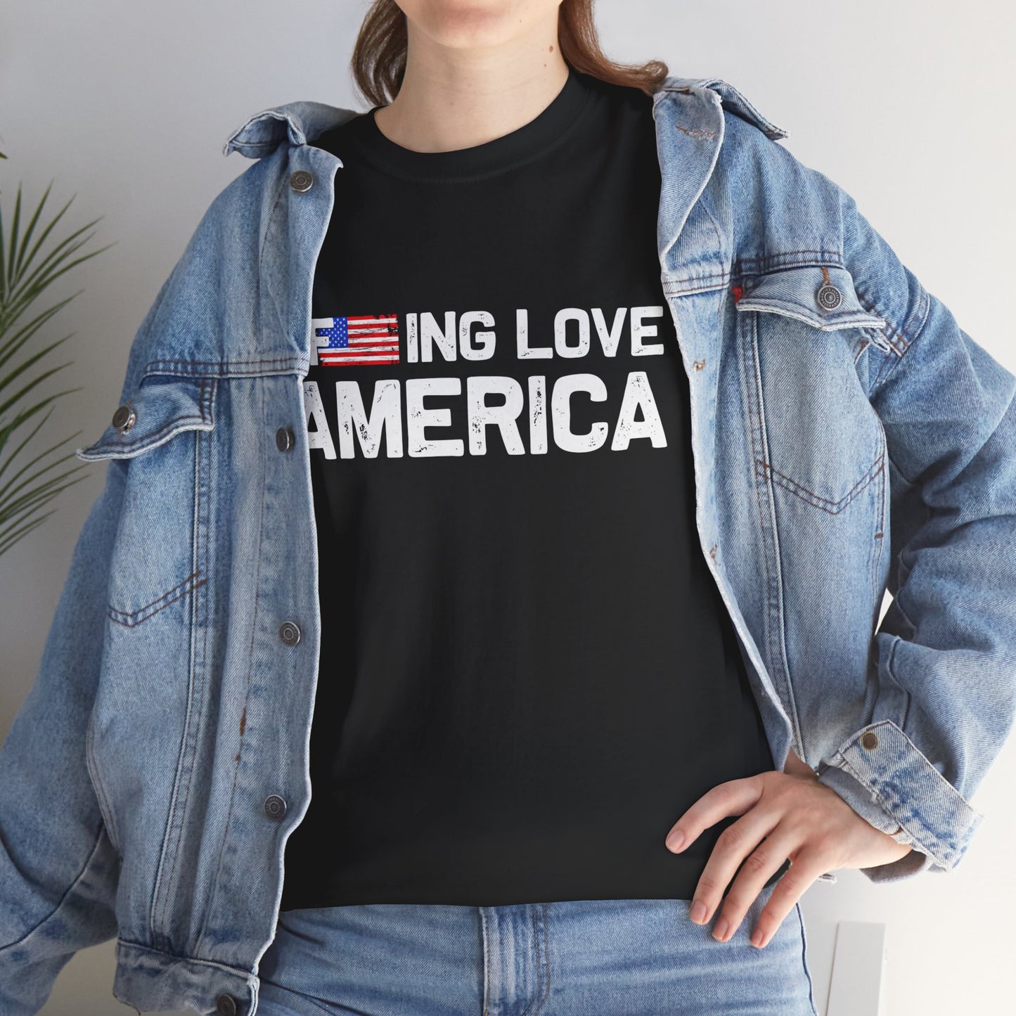 F***ing Love America - Premium Standard Dark T-Shirt