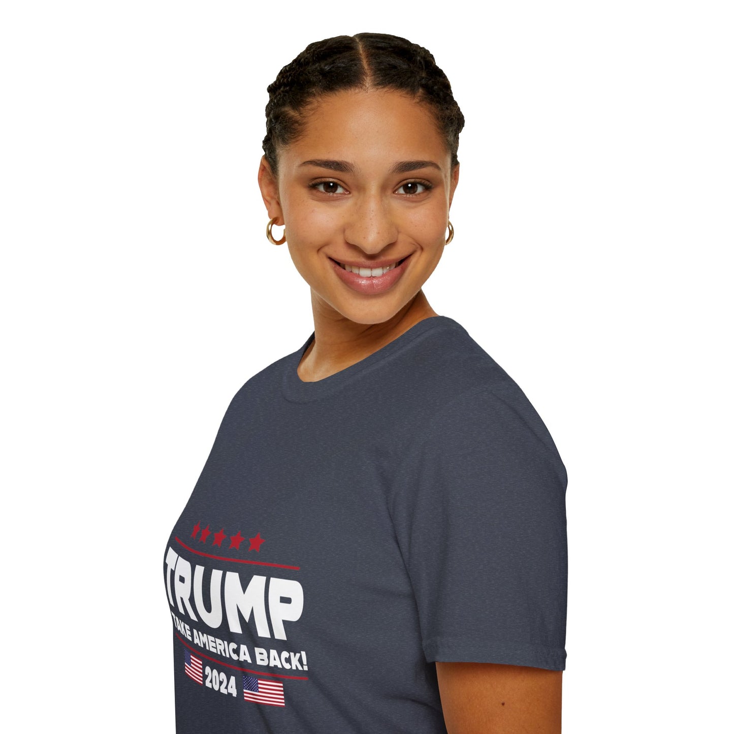Trump Take America Back - Premium Soft-Style Dark T-Shirt