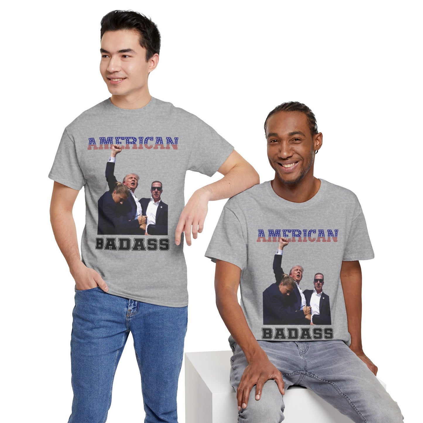 American Badass Unisex Heavy Cotton Tee