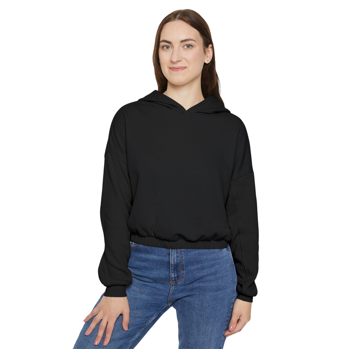 I Am the Storm Bella+Canvas Women's Cinched Bottom Hoodie