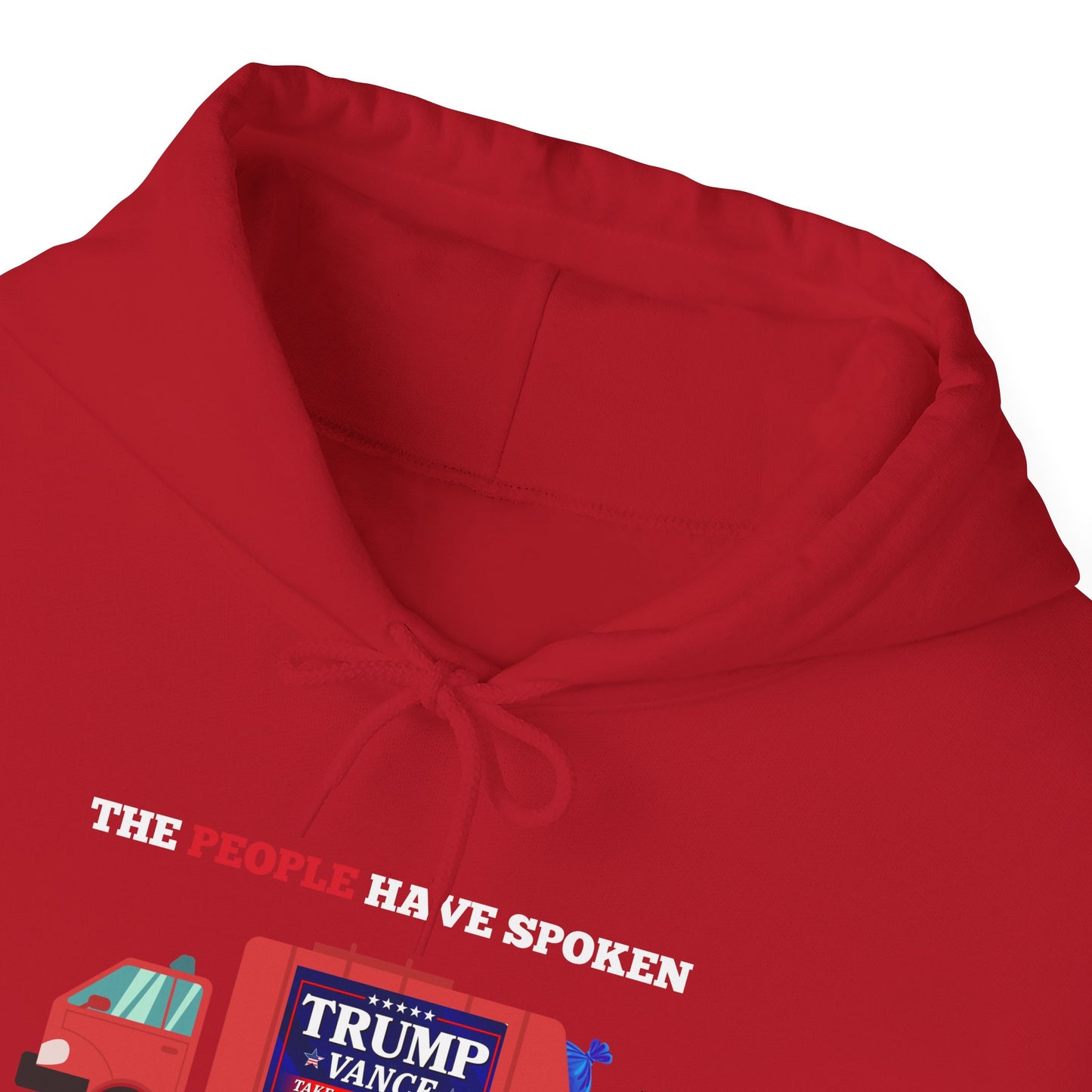 Trump 2024 Victory – The People Have Spoken Garbage Truck Design Hoodie