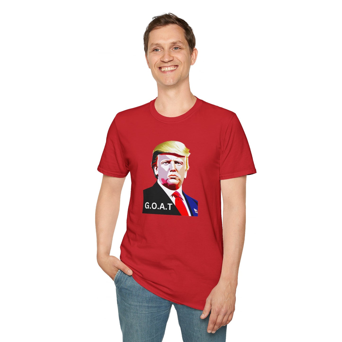 G.O.A.T. Donald Trump - Premium Softstyle T-Shirt