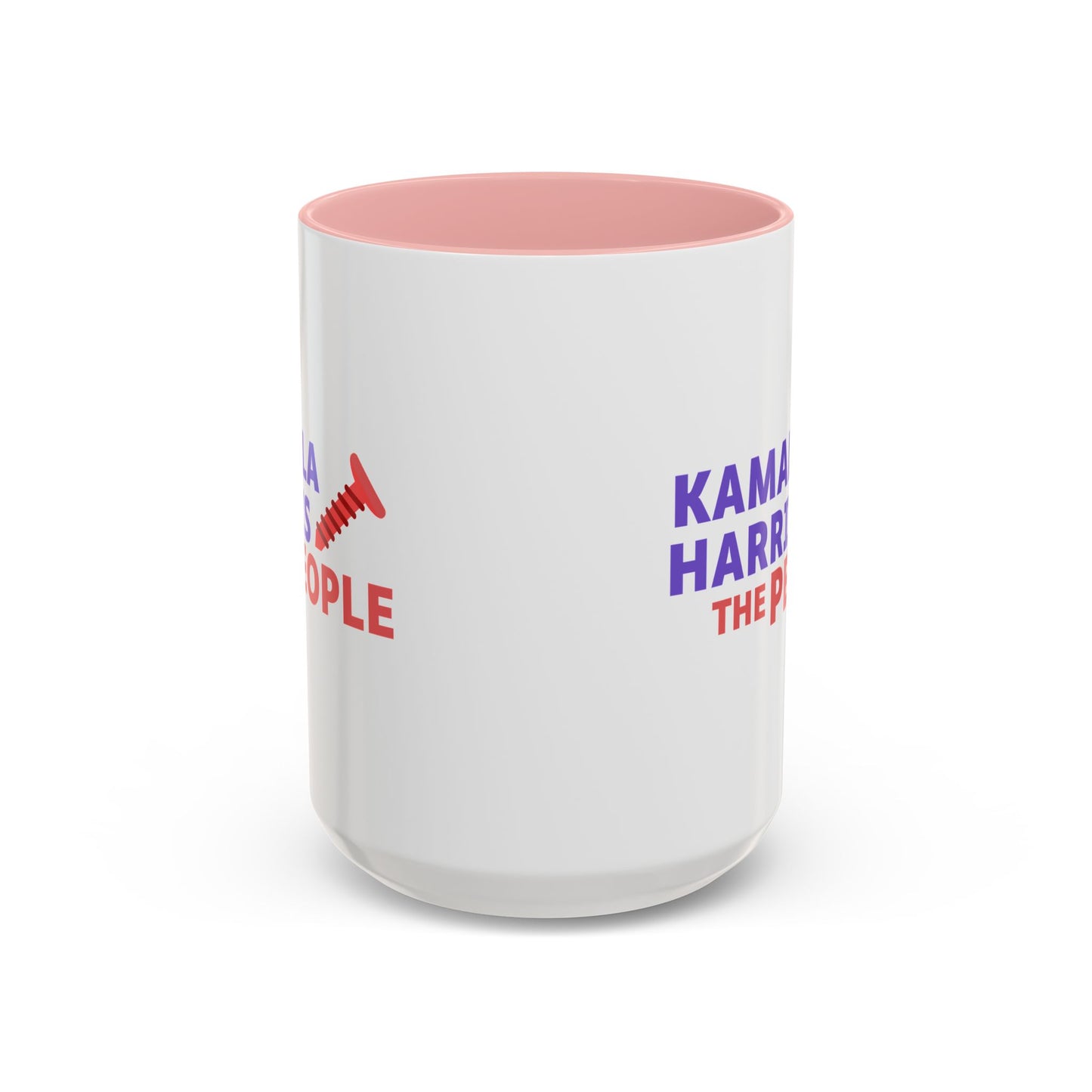 Kamala Harris "Screwing the People" Accent Coffee Mug – 11oz & 15oz