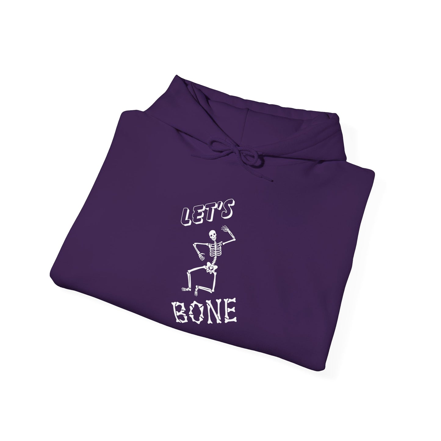 Let's Bone Skeleton Halloween Gildan Hoodie