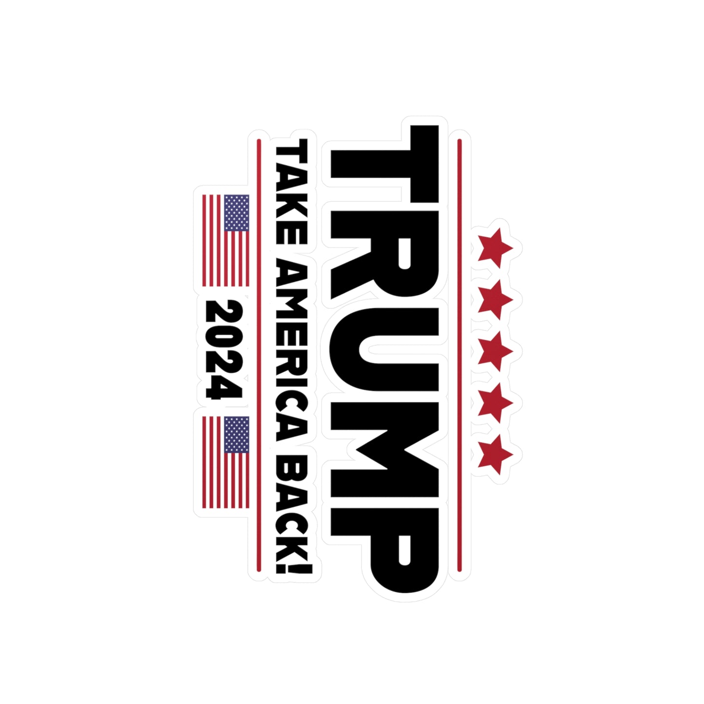 Trump Take America Back Vinyl Decals