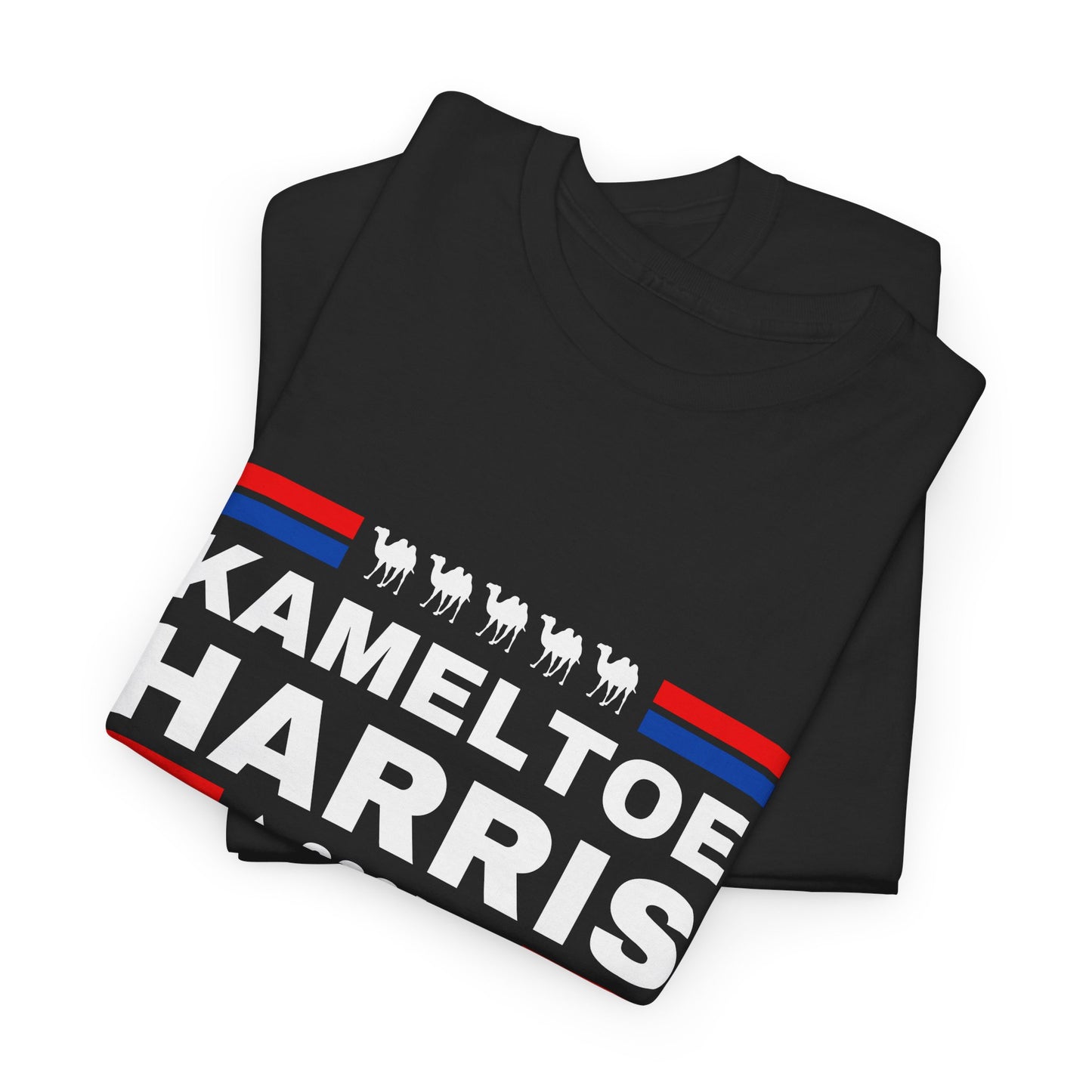 Kameltoe Harris 2024 - Vote Trump - Premium Dark Gildan T Shirt