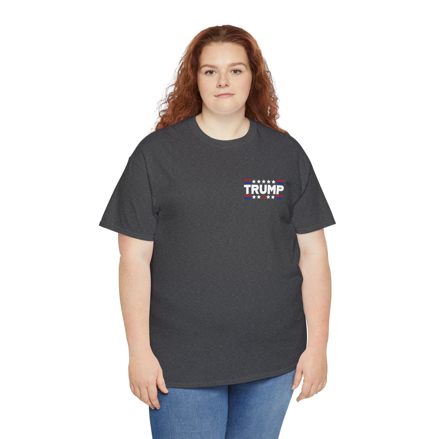 Trump 47 "You Missed B*tches" Doubles Sided Dark Gildan Shirt