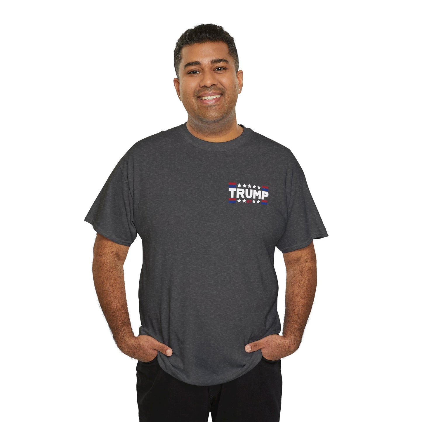 Trump 47 "You Missed B*tches" Doubles Sided Dark Gildan Shirt