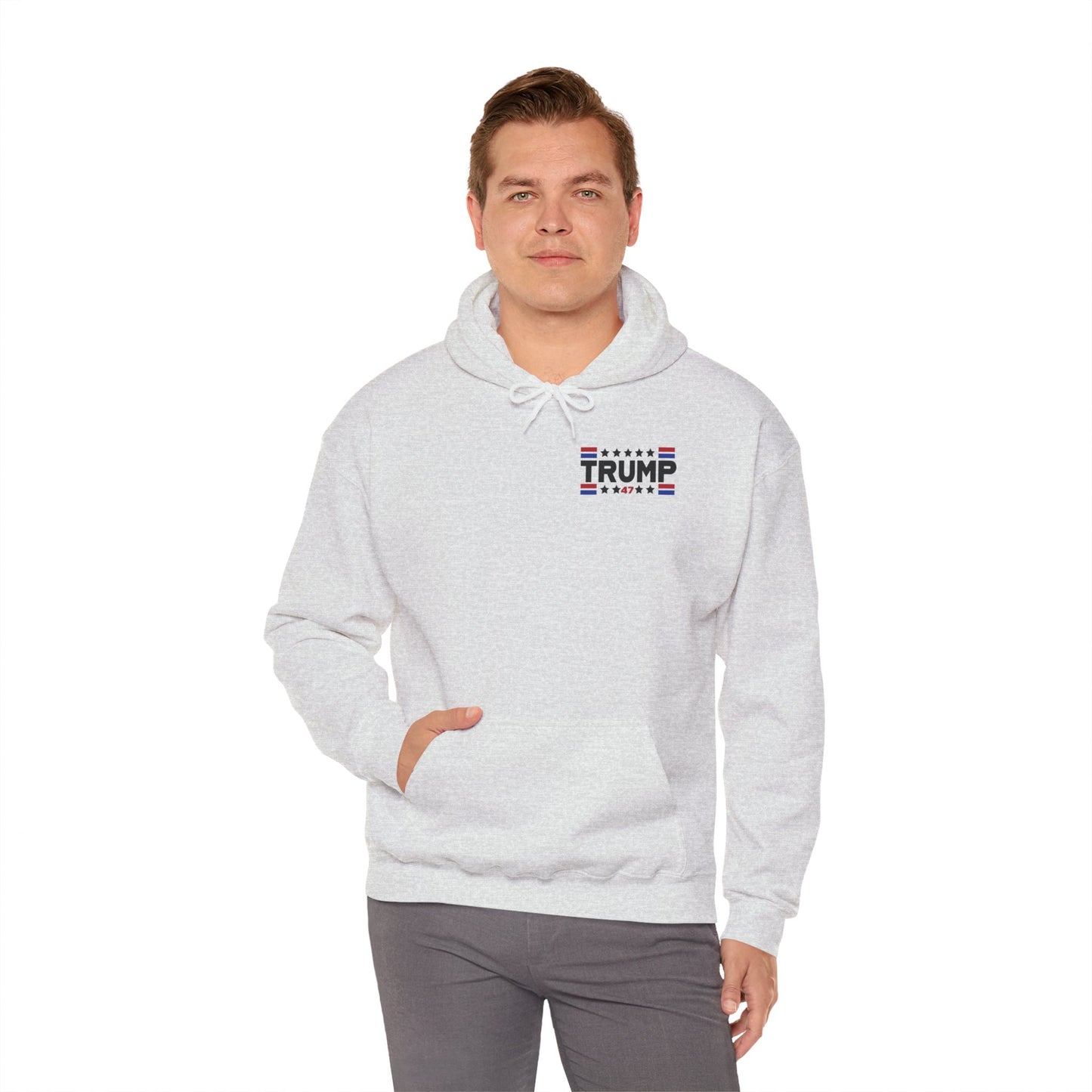 Trump 47 "You Missed B*tches" Double-Sided Gildan Hoodie