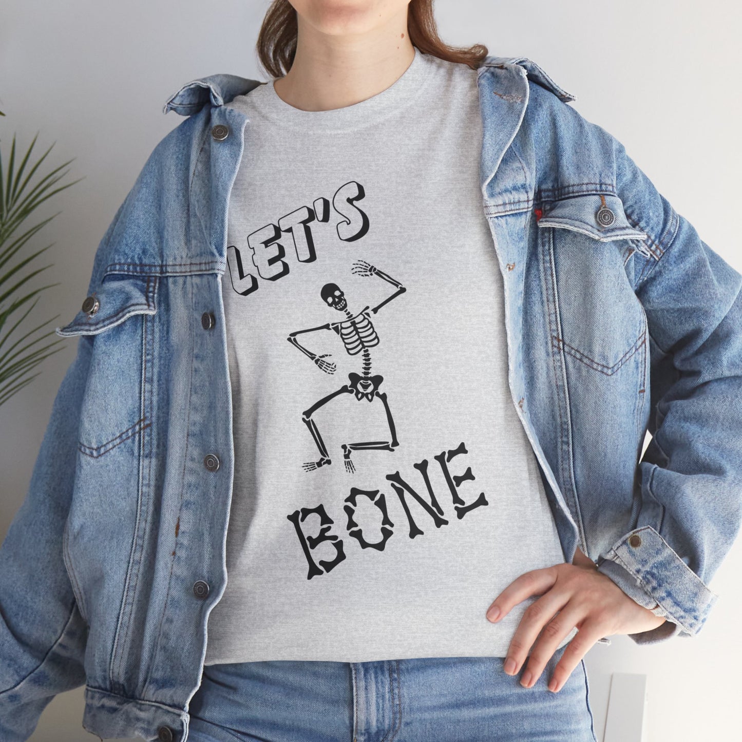 Let’s Bone Halloween Skeleton Gildan T-Shirt