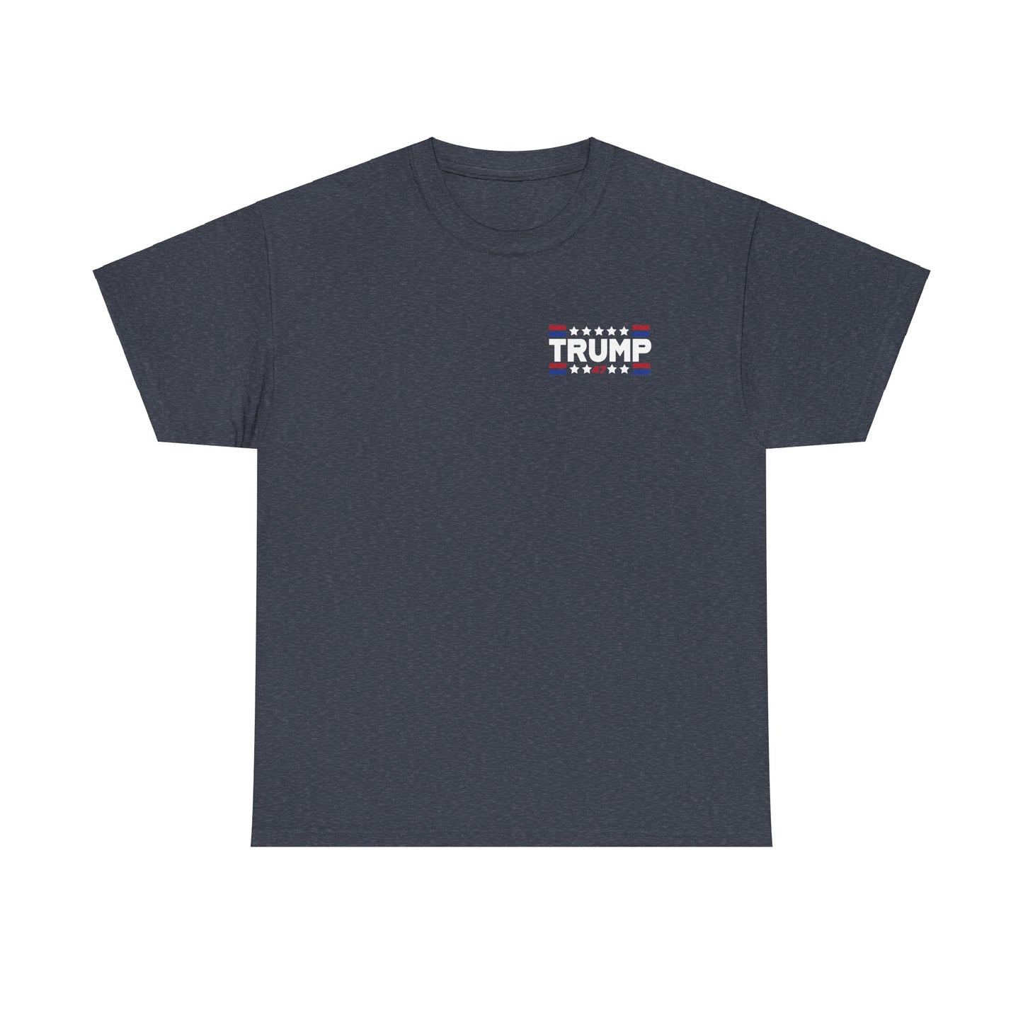 Trump 47 "You Missed B*tches" Doubles Sided Dark Gildan Shirt