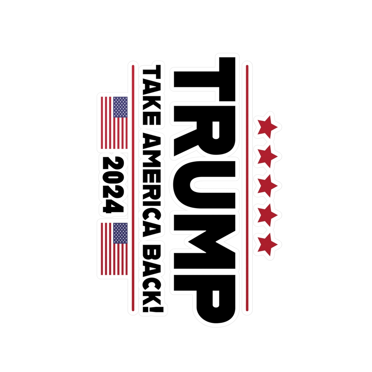 Trump Take America Back Vinyl Decals