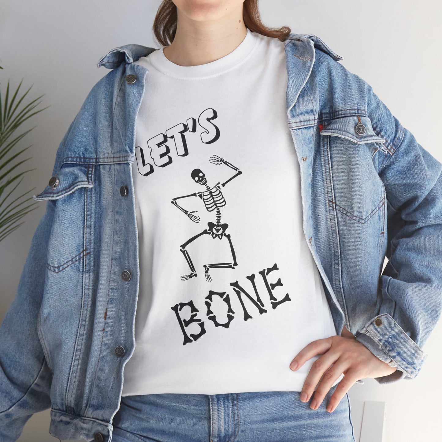 Let’s Bone Halloween Skeleton Gildan T-Shirt