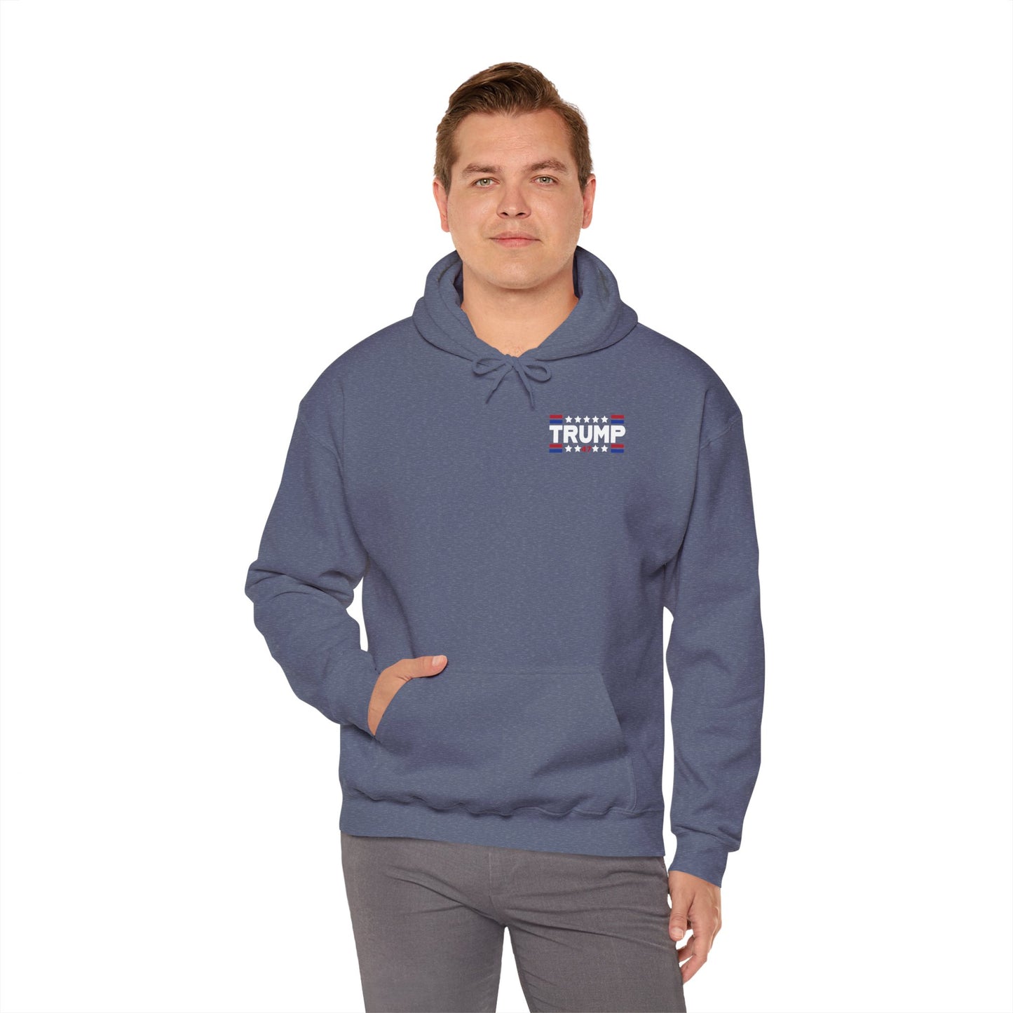 Trump 47 "You Missed B*tches" Double-Sided Gildan Hoodie