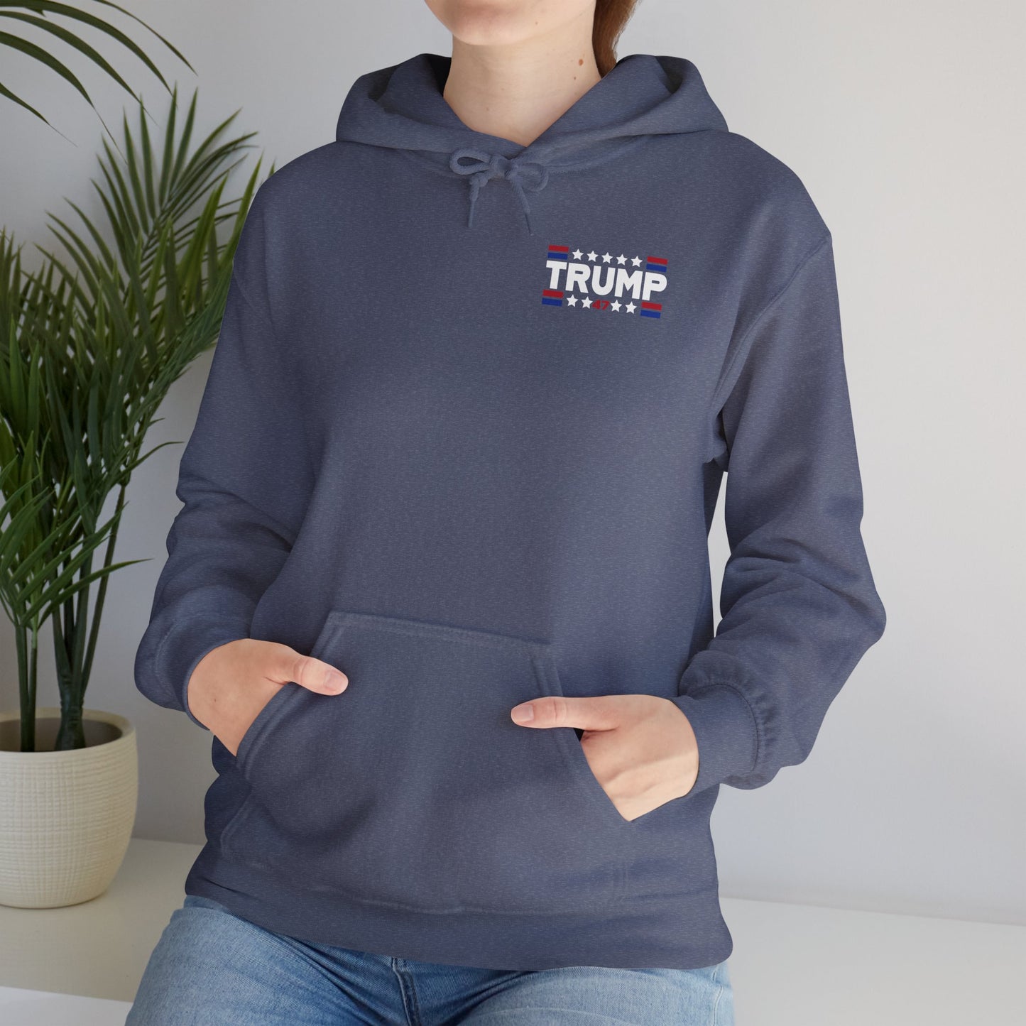 Trump 47 "You Missed B*tches" Double-Sided Gildan Hoodie