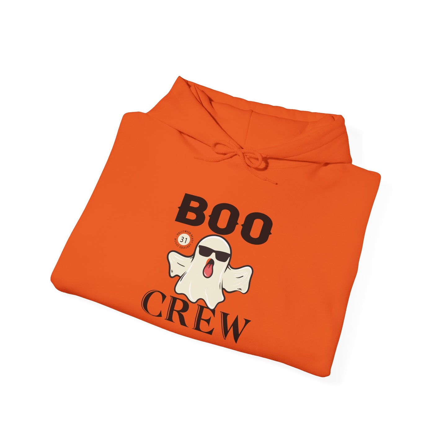 Boo Crew Halloween Hoodie | Spooky Season Ghost Sweatshirt