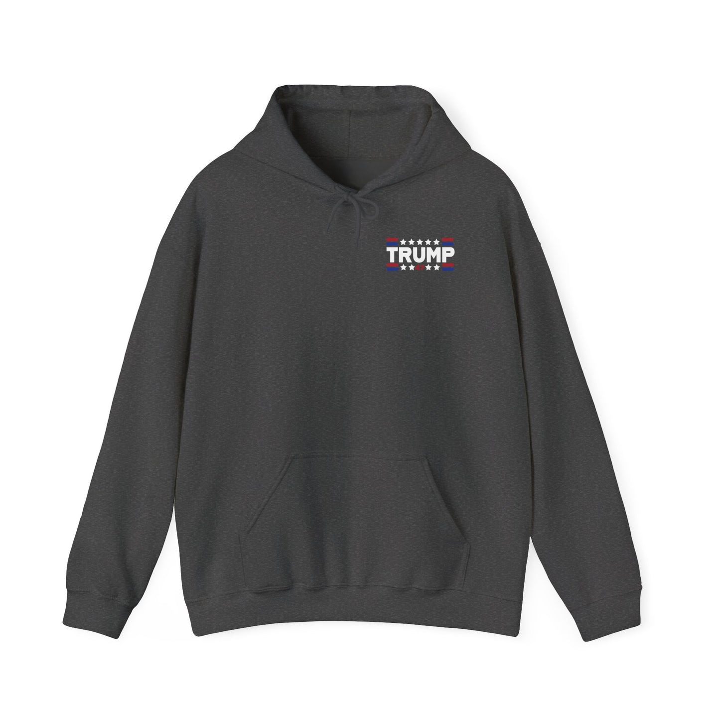 Trump 47 "You Missed B*tches" Double-Sided Gildan Hoodie