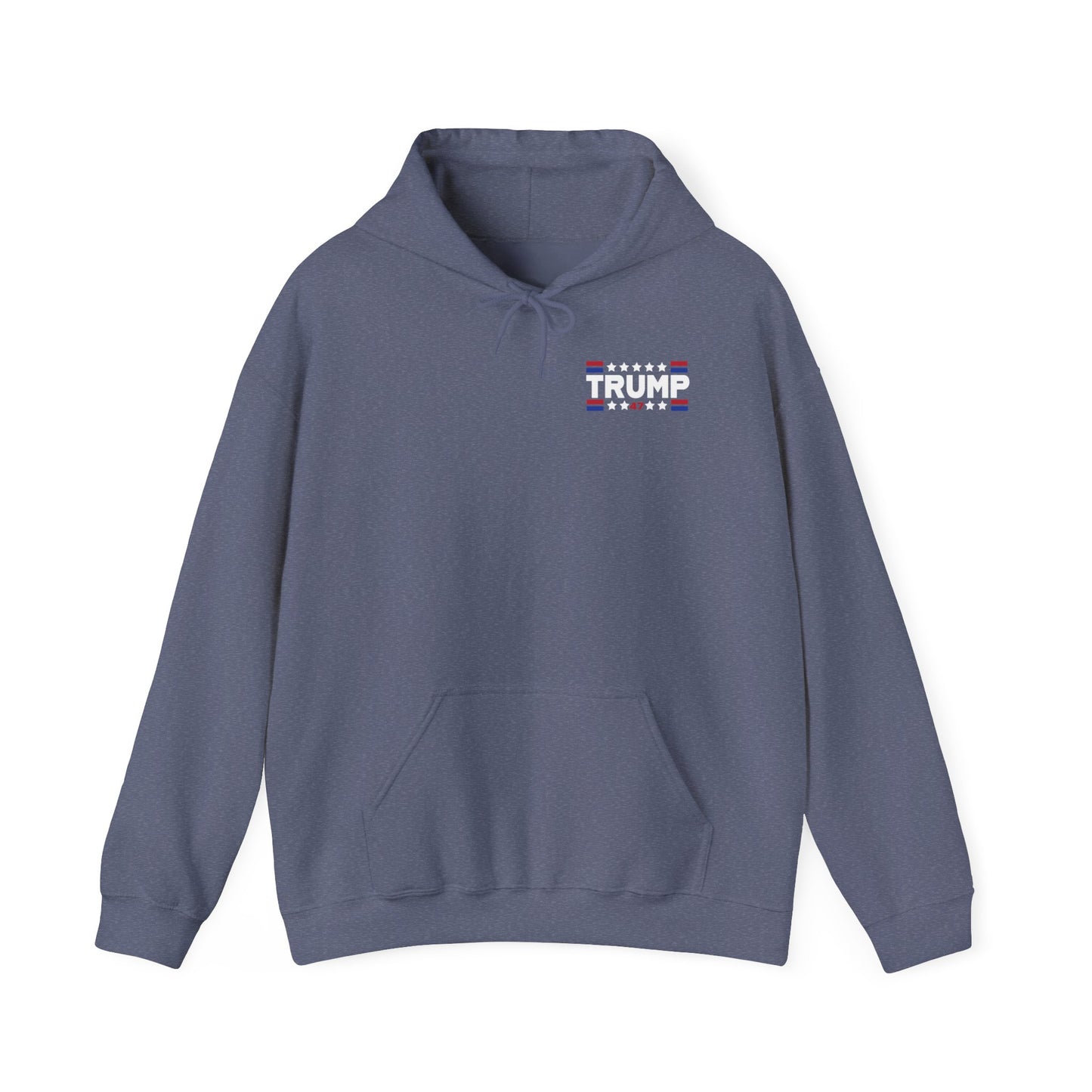 Trump 47 "You Missed B*tches" Double-Sided Gildan Hoodie
