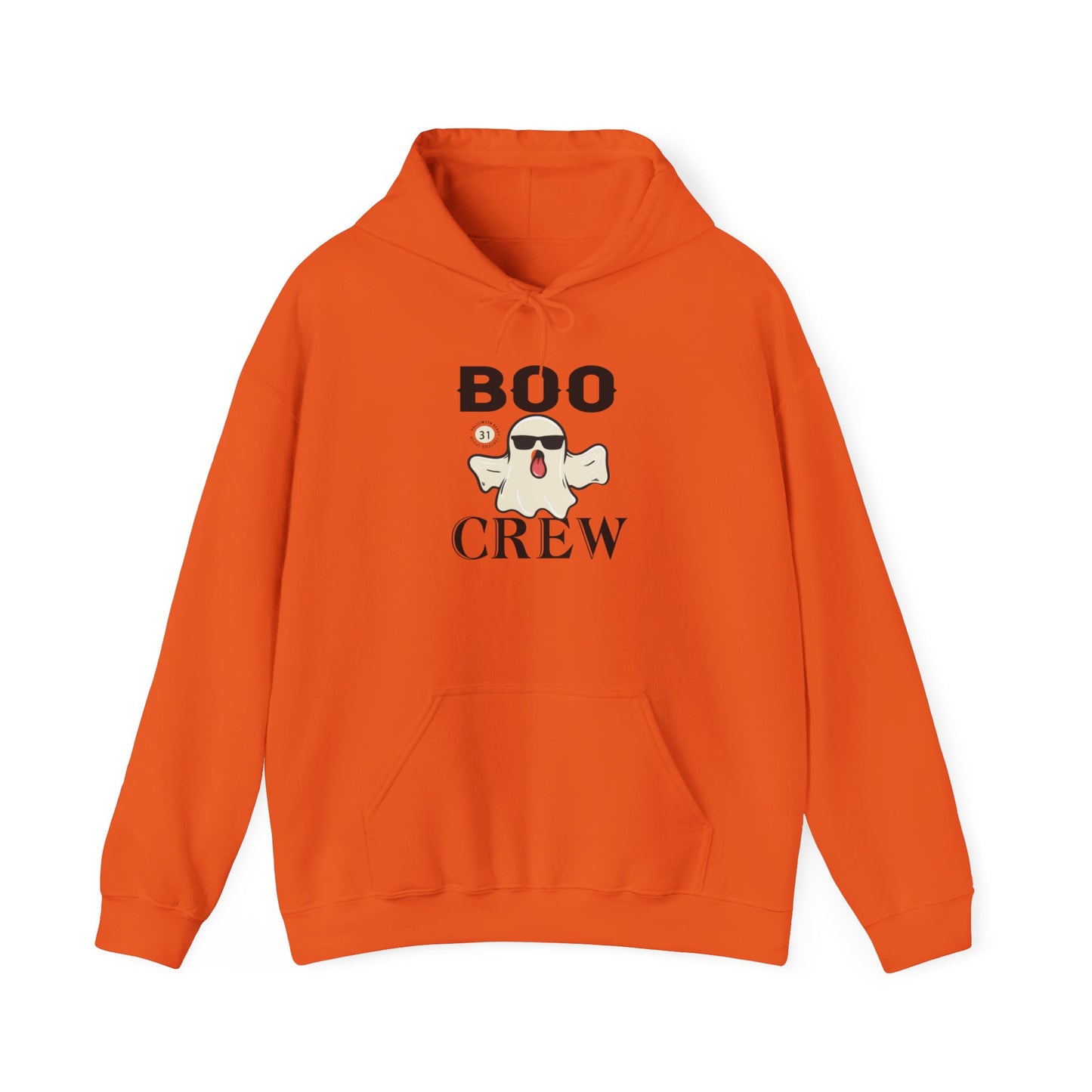 Boo Crew Halloween Hoodie | Spooky Season Ghost Sweatshirt