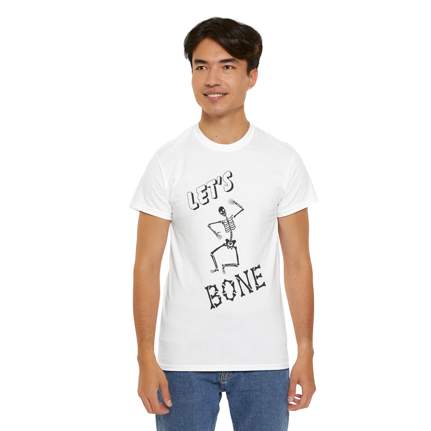 Let’s Bone Halloween Skeleton Gildan T-Shirt