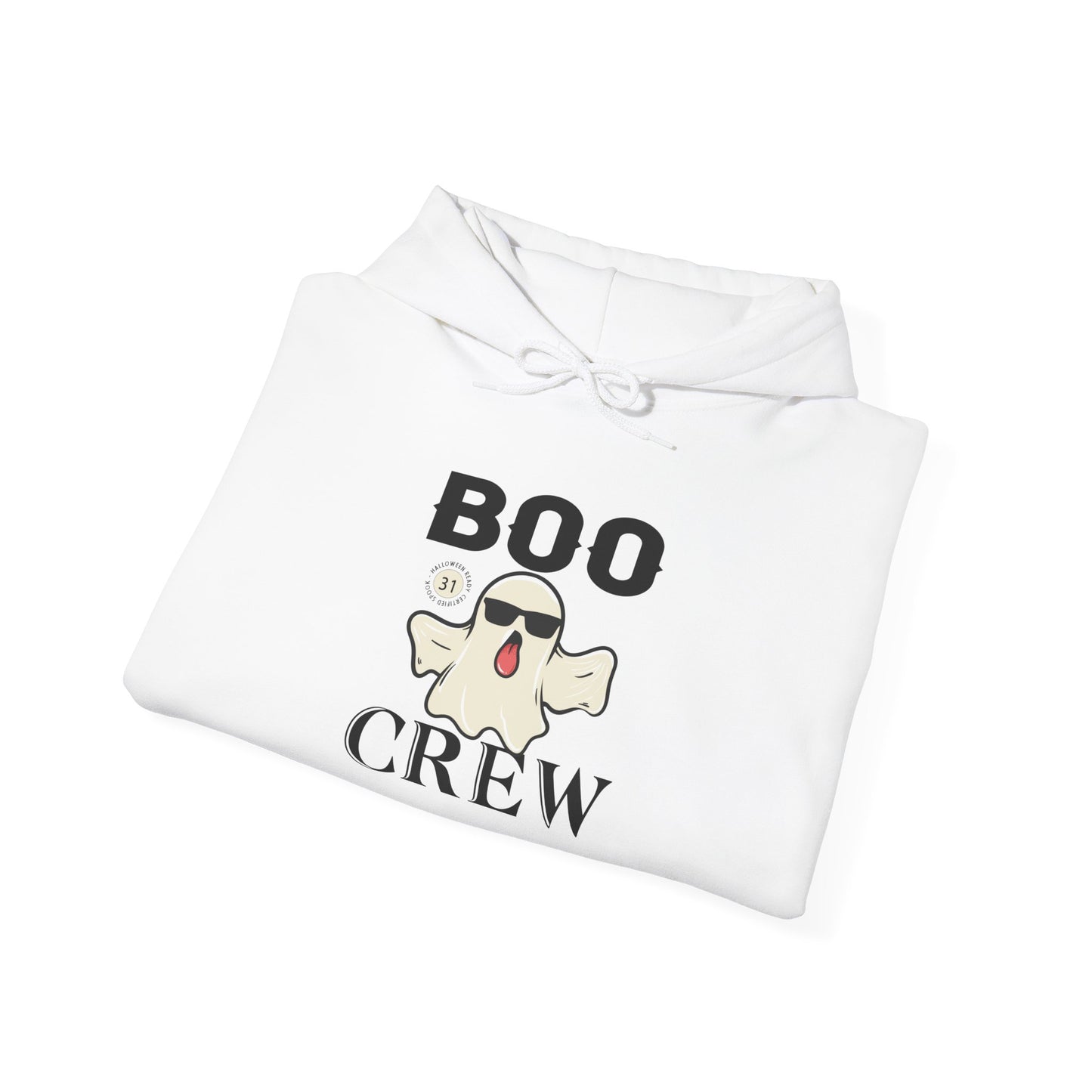 Boo Crew Halloween Hoodie | Spooky Season Ghost Sweatshirt