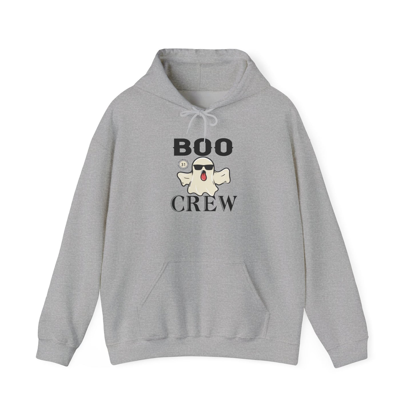 Boo Crew Halloween Hoodie | Spooky Season Ghost Sweatshirt
