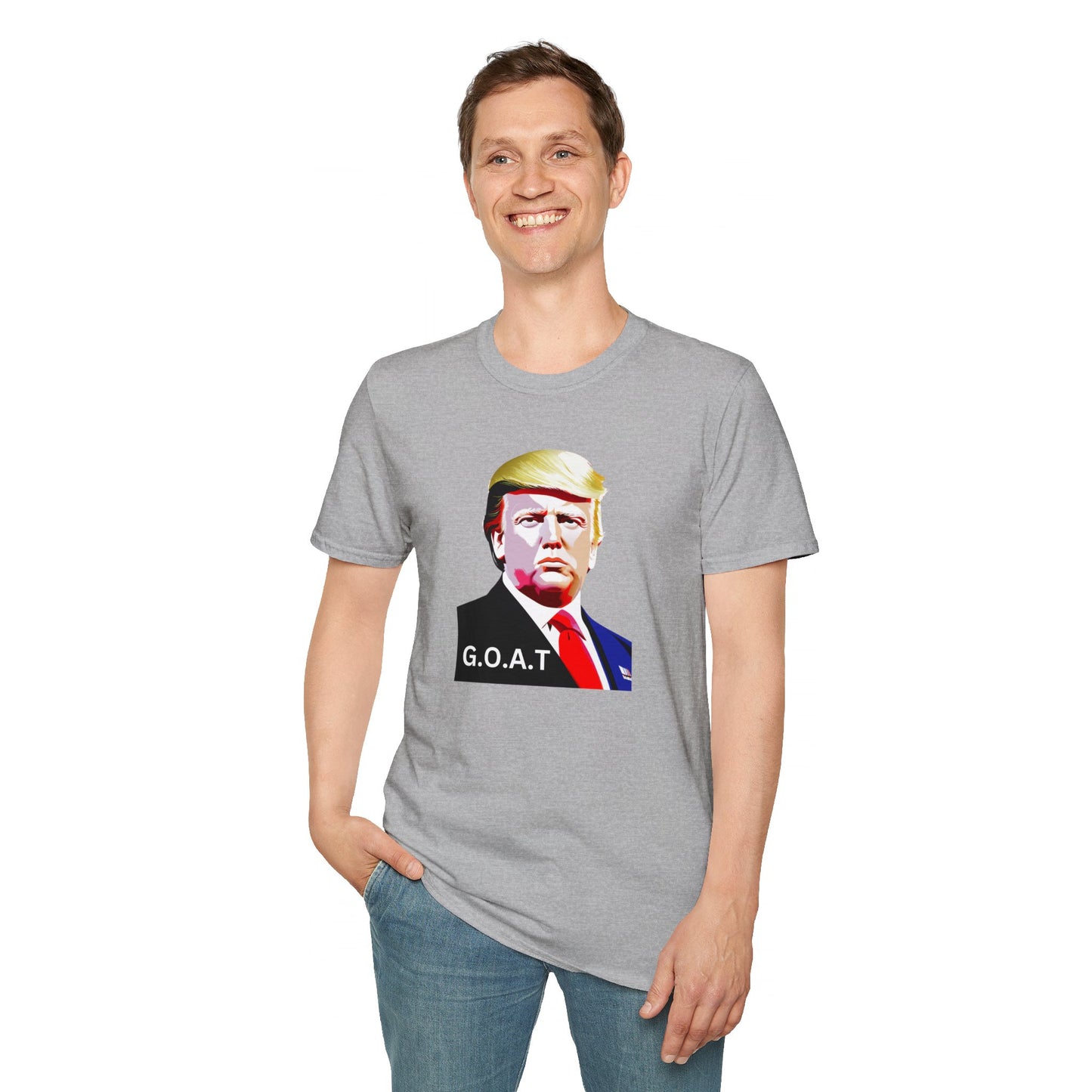 G.O.A.T. Donald Trump - Premium Softstyle T-Shirt