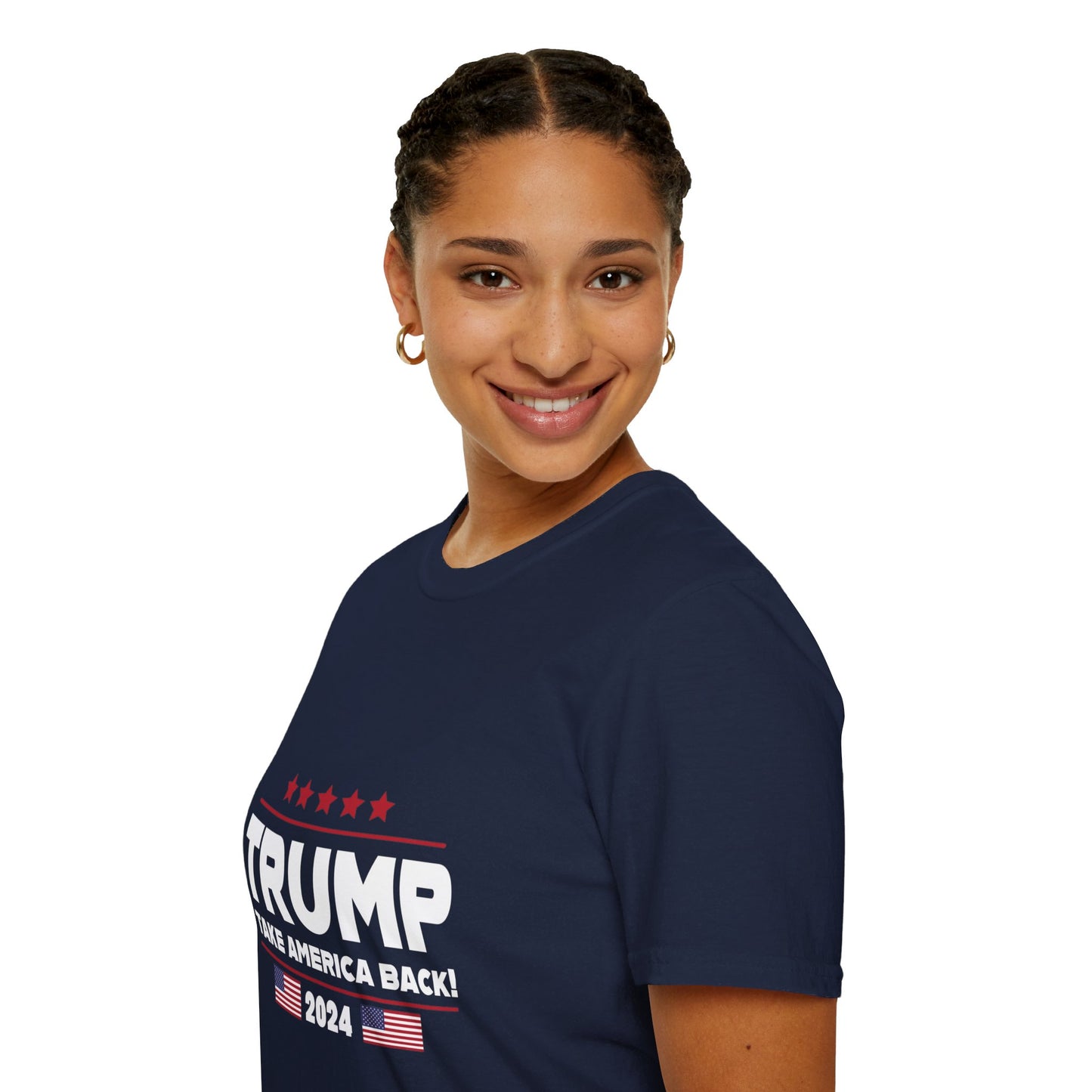 Trump Take America Back - Premium Soft-Style Dark T-Shirt