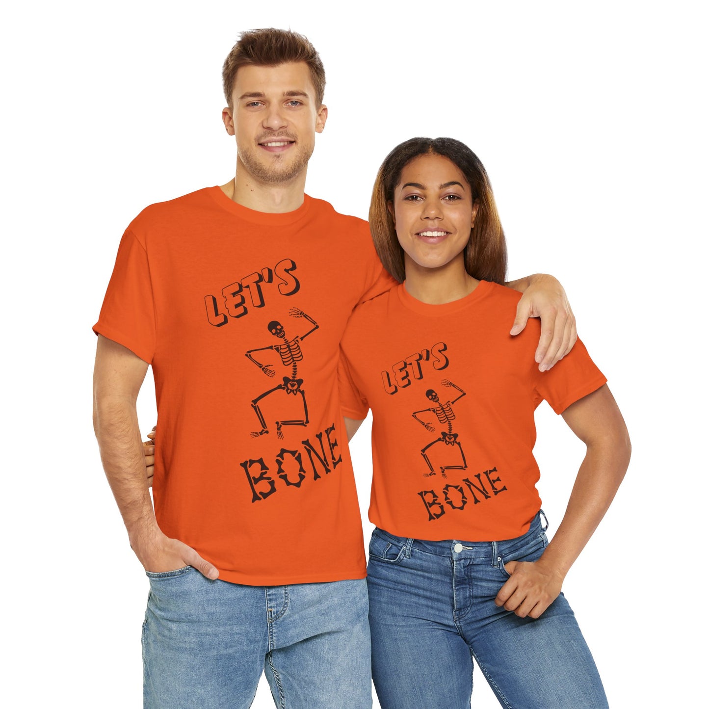 Let’s Bone Halloween Skeleton Gildan T-Shirt