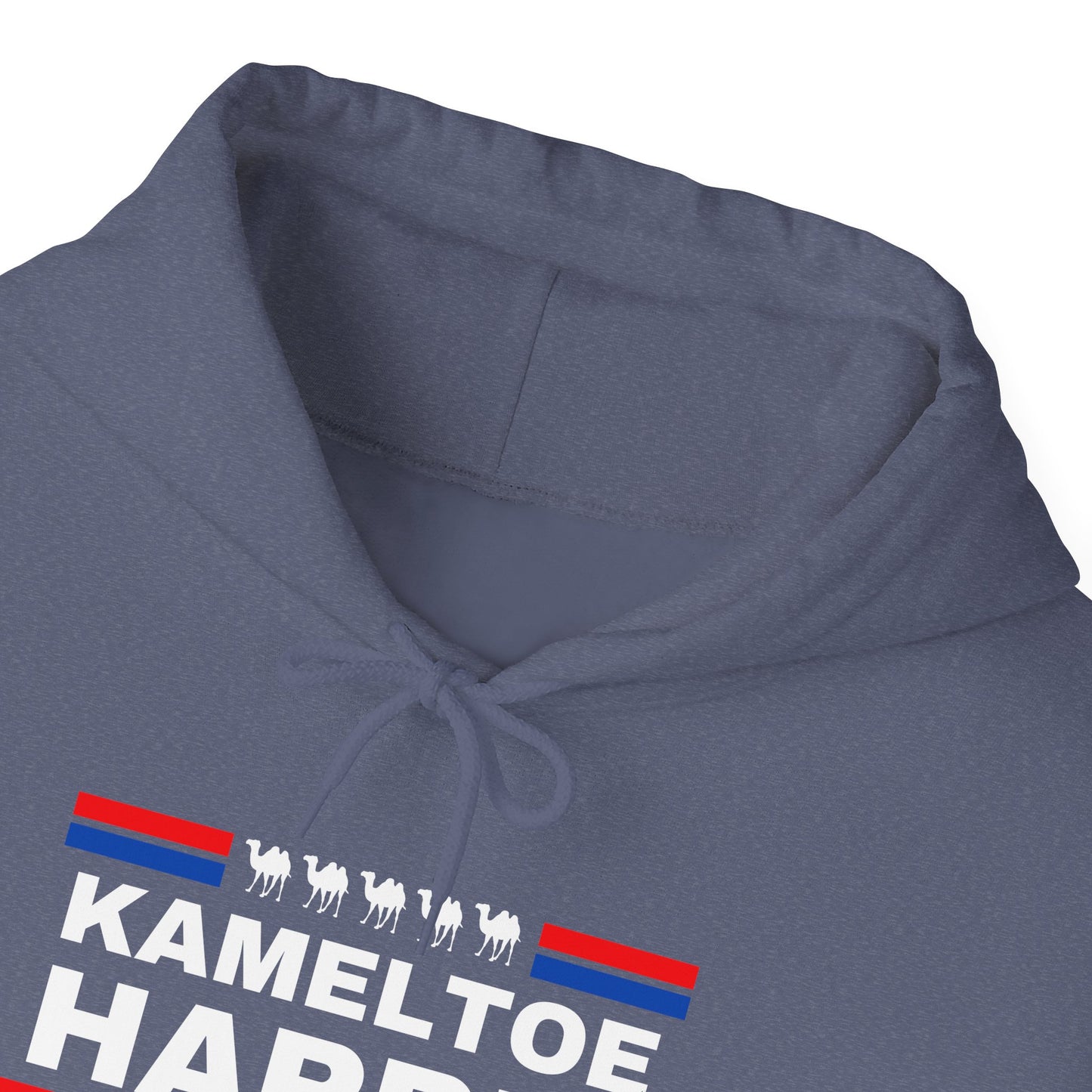 Kameltoe Harris 2024 - Vote Trump Dark Gildan Unisex Hoodie