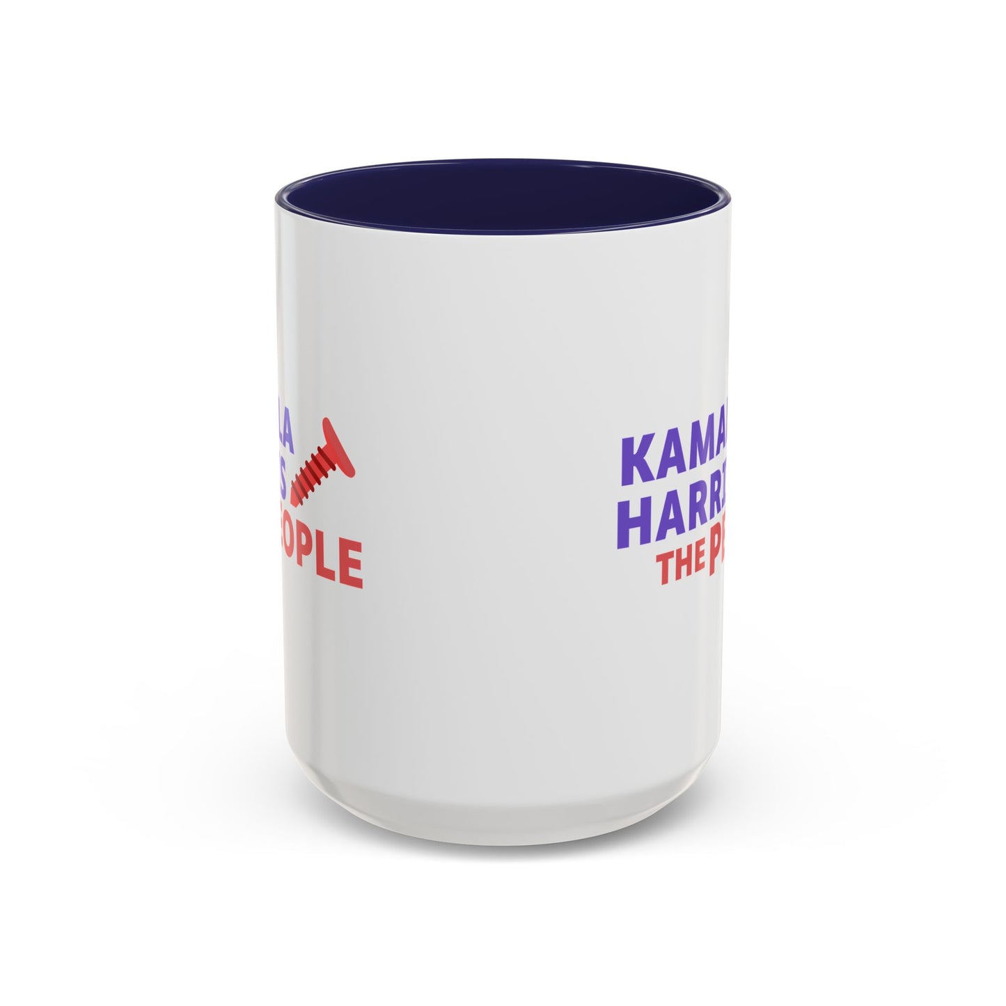 Kamala Harris "Screwing the People" Accent Coffee Mug – 11oz & 15oz