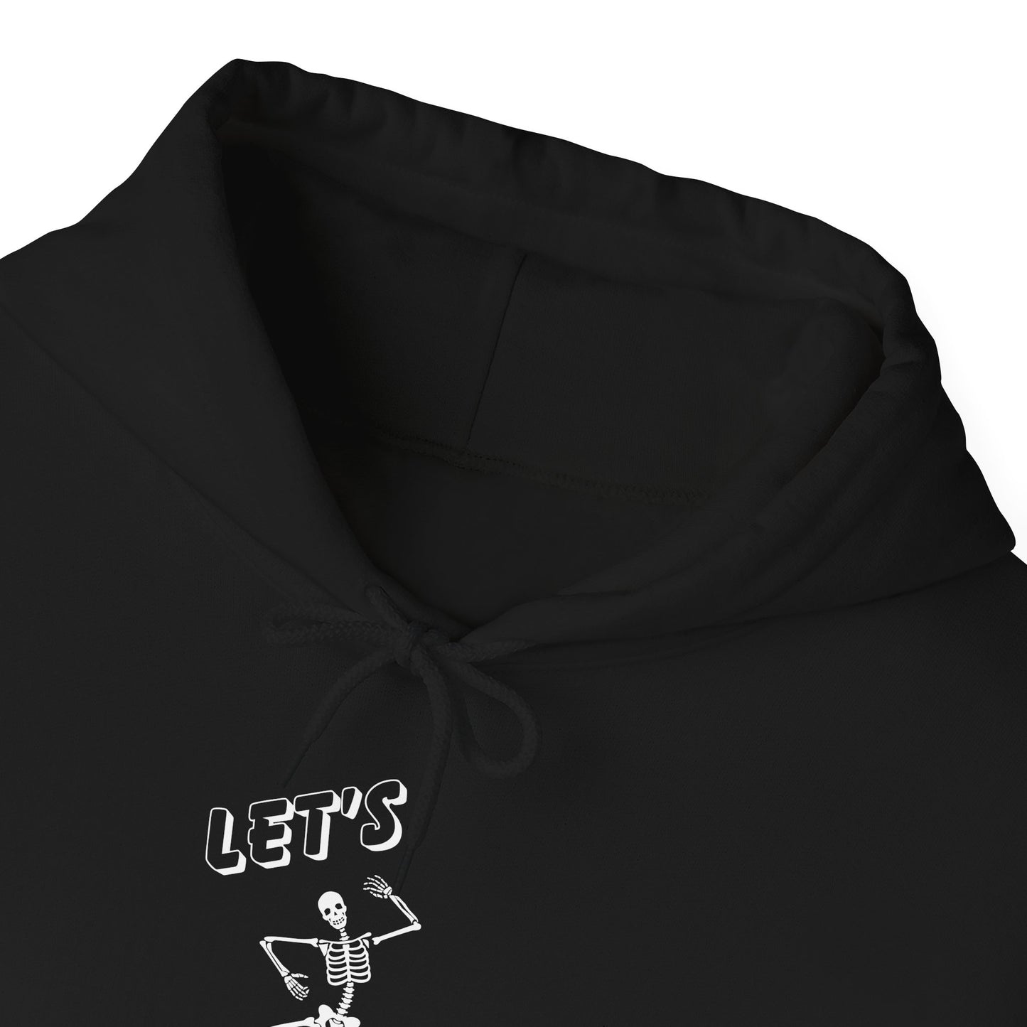 Let's Bone Skeleton Halloween Gildan Hoodie