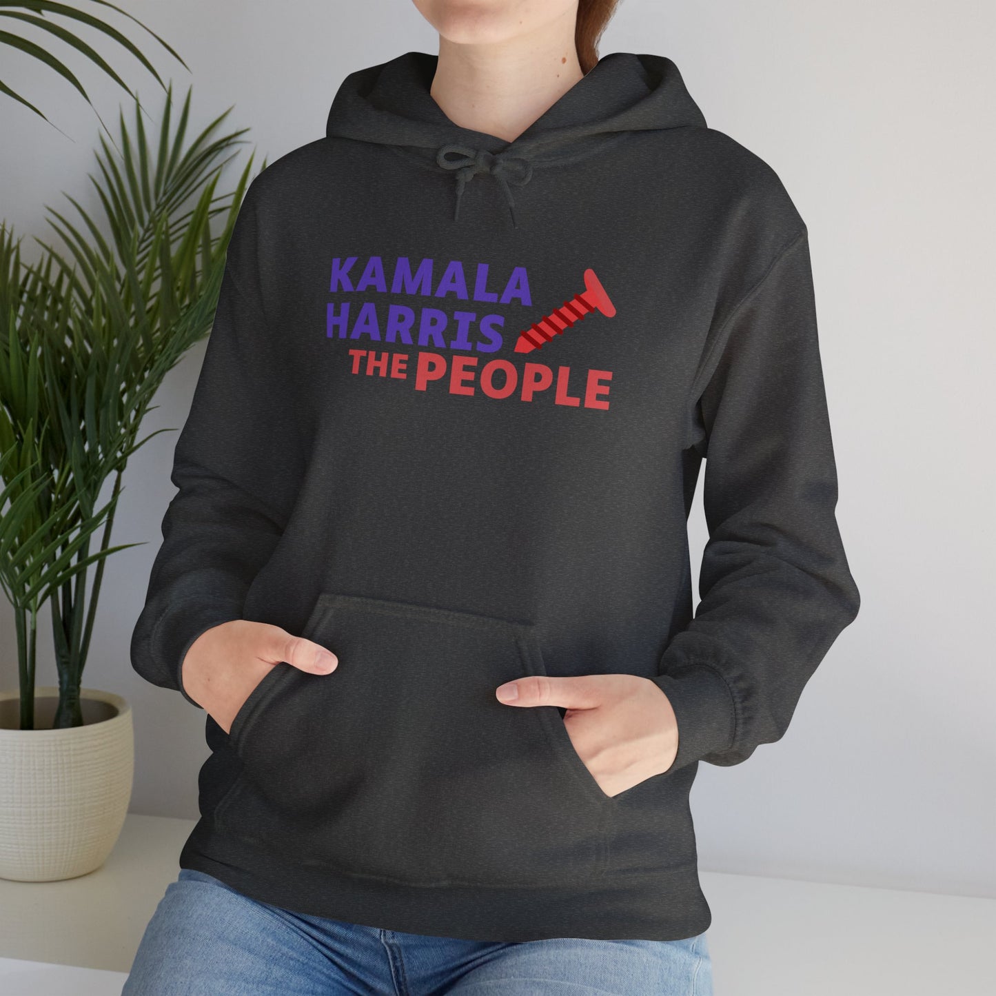 Kamala Harris "Screwing the People" Gildan Unisex Hoodie