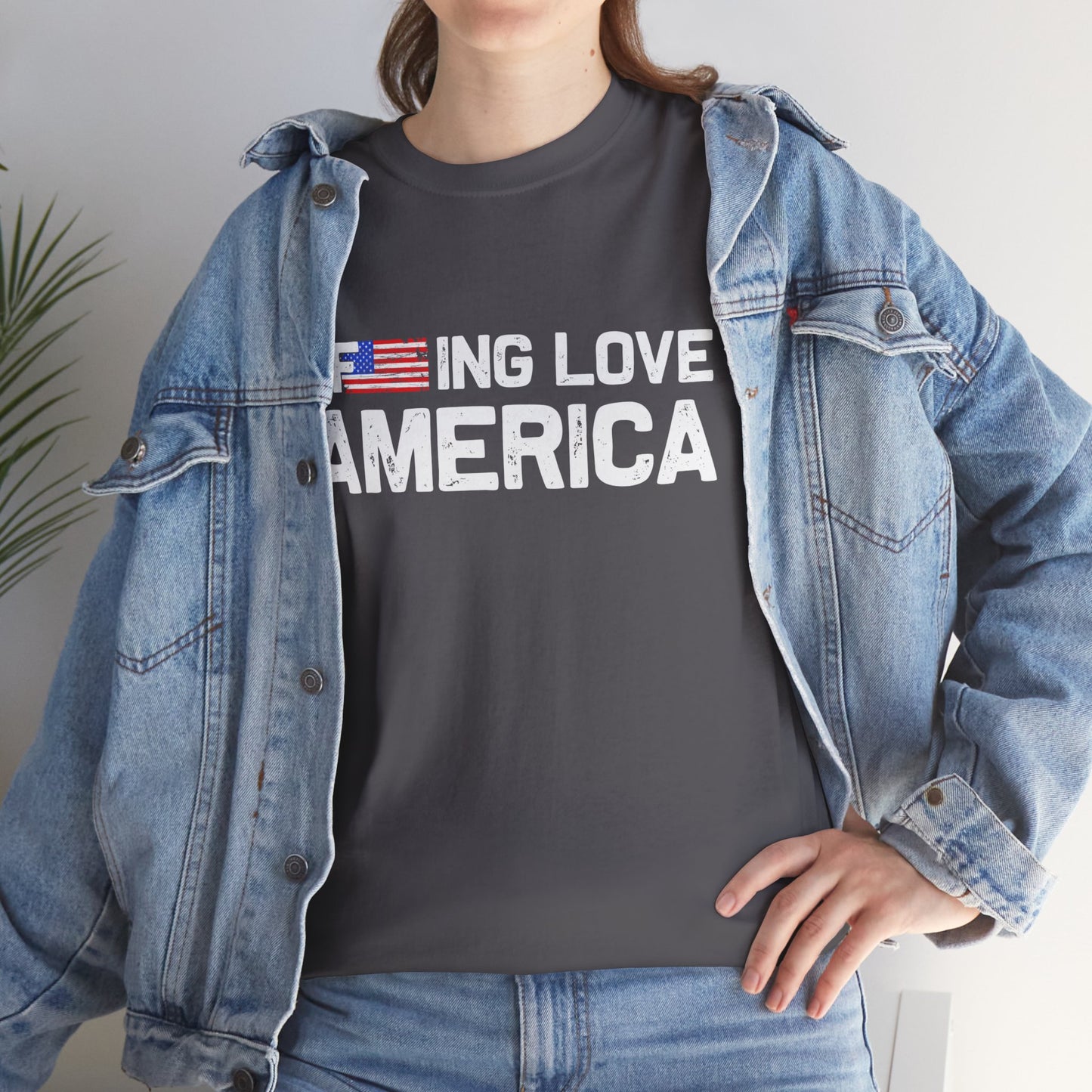 F***ing Love America - Premium Standard Dark T-Shirt