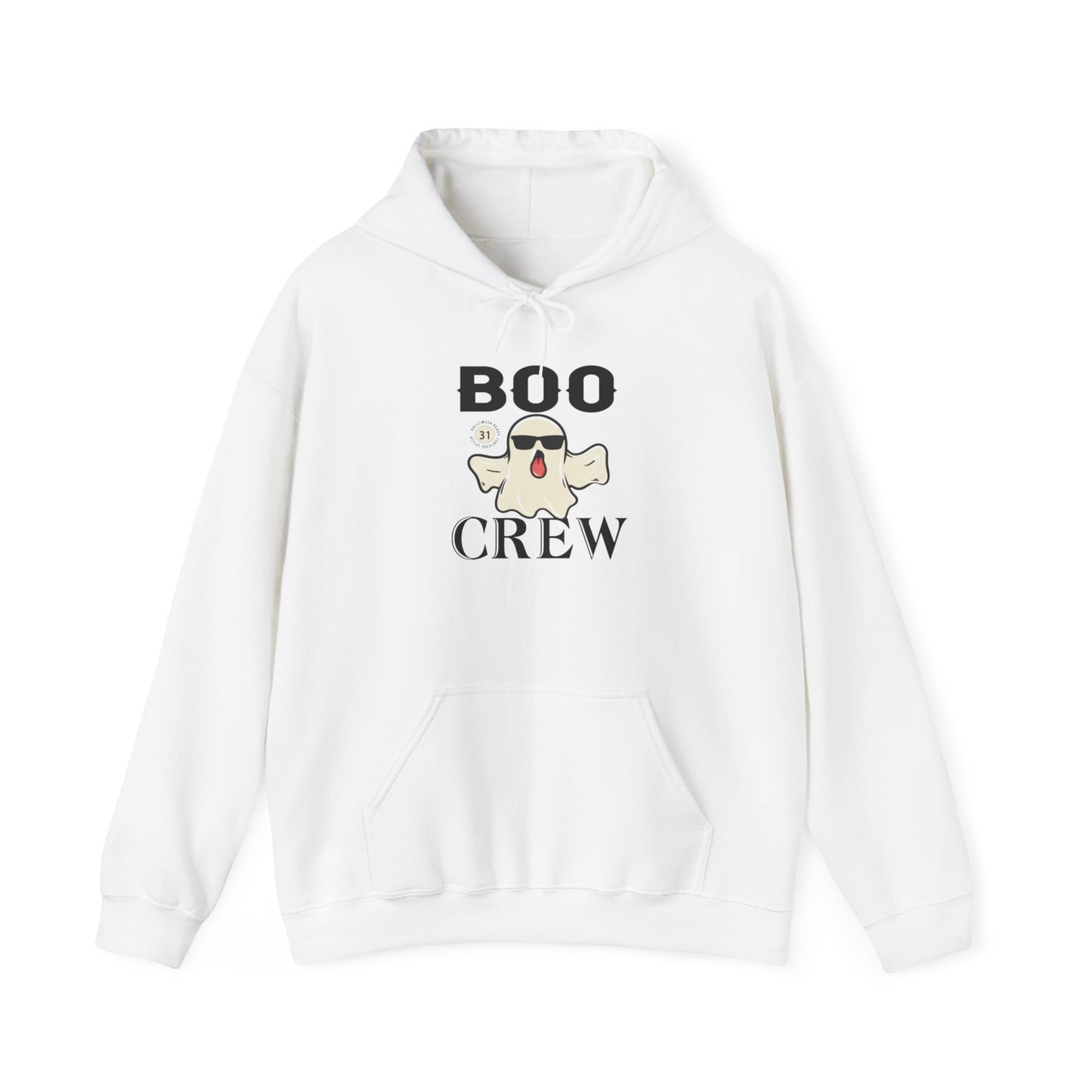 Boo Crew Halloween Hoodie | Spooky Season Ghost Sweatshirt