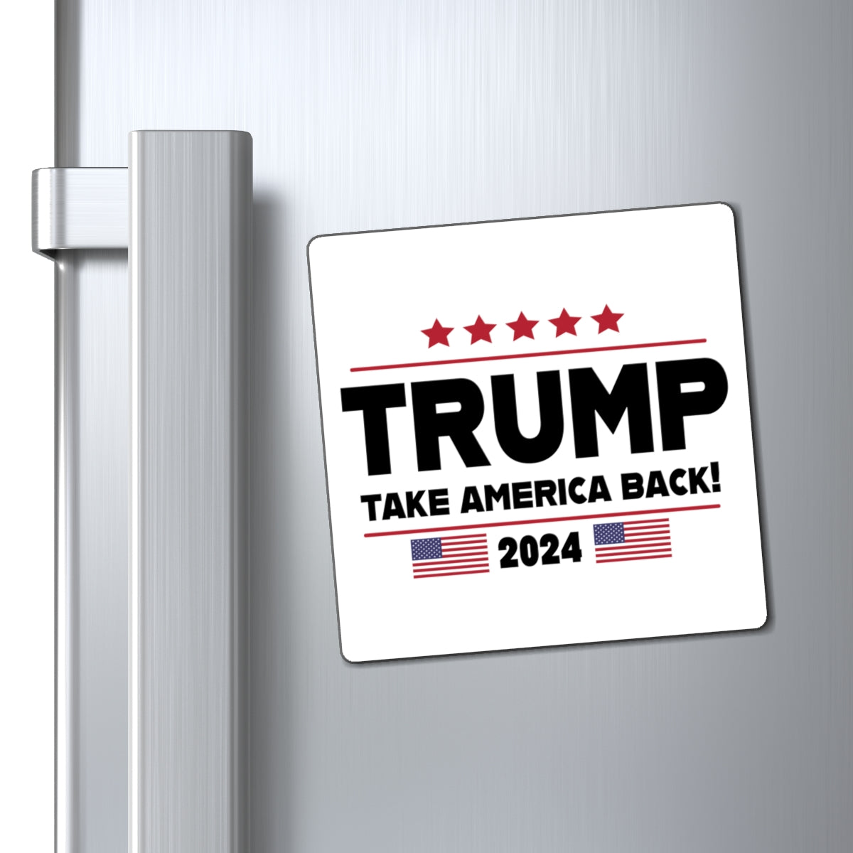 Trump Take America Back White Refrigerator Magnet