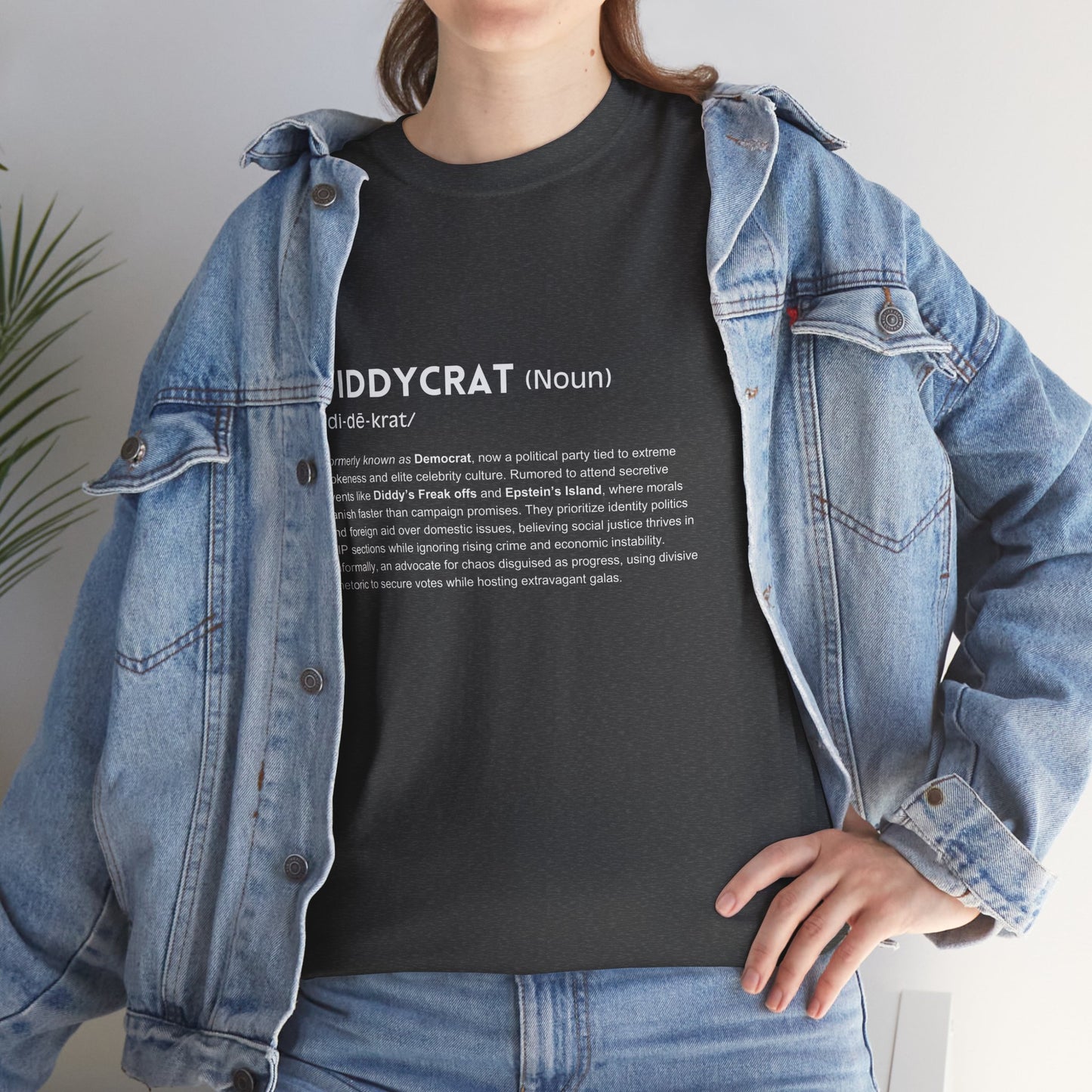 Diddycrat Definition T-Shirt – Condensed Version Politically Incorrect Election Tee