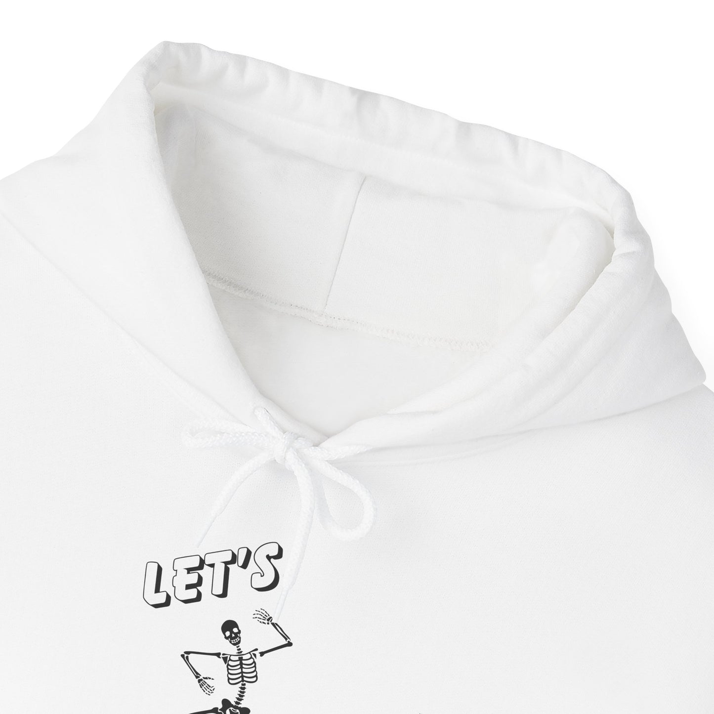 Let's Bone Skeleton Halloween Gildan Hoodie