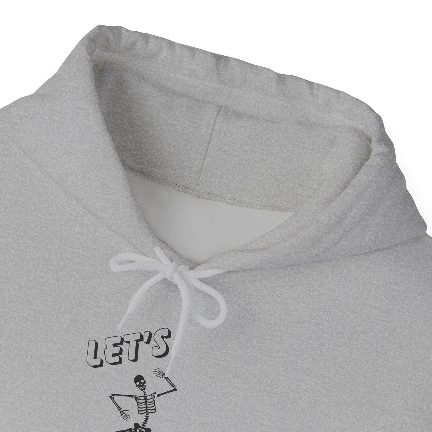 Let's Bone Skeleton Halloween Gildan Hoodie