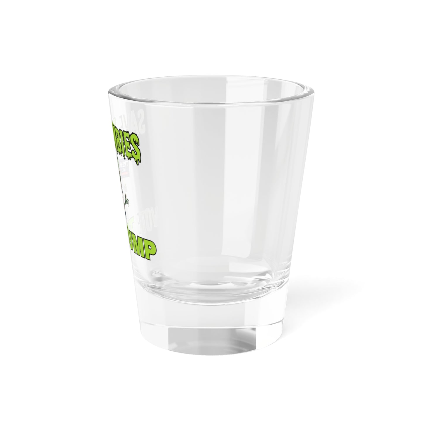Limited Edition Trump Zombie 2024 Shot Glass, 1.5oz – Exclusive Halloween & Election Crossover Collectible