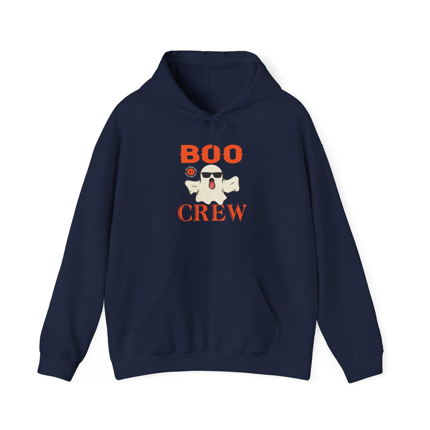 Boo Crew Halloween Hoodie | Spooky Season Ghost Sweatshirt