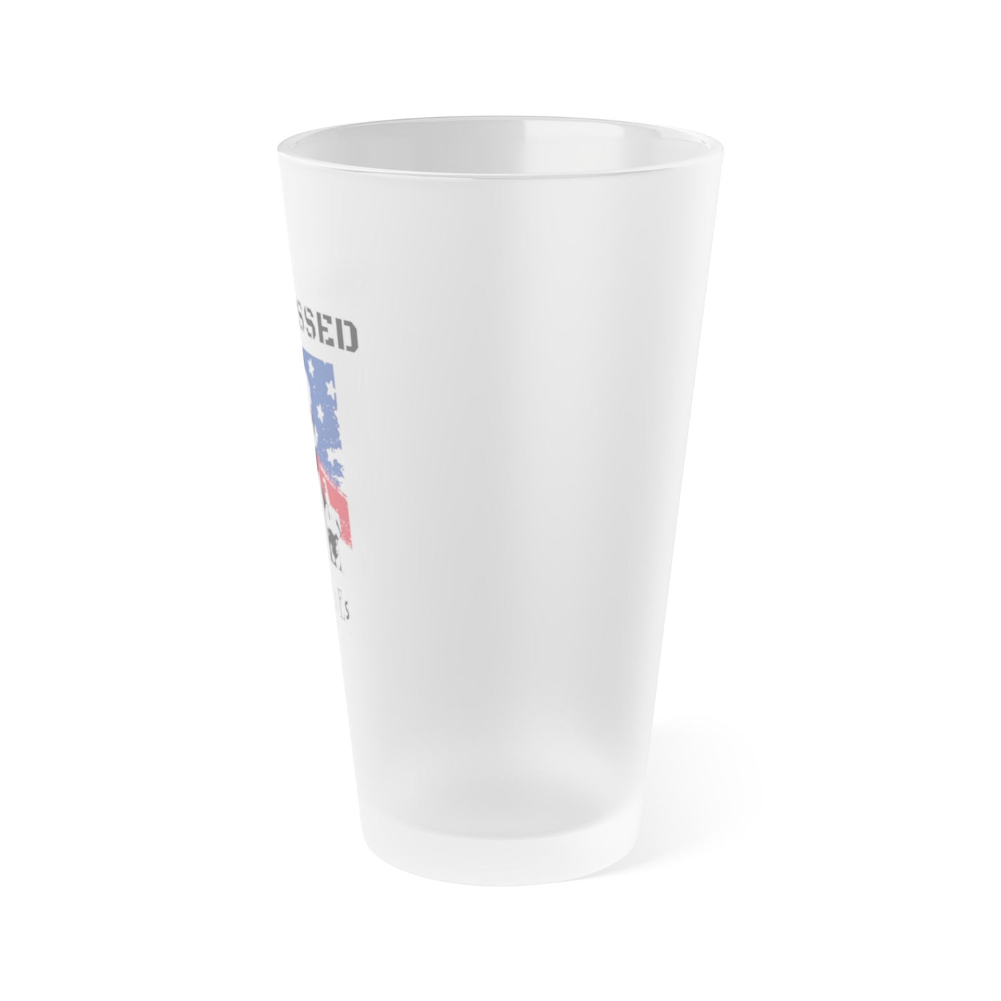 Trump You Missed B*tches 16oz Frosted Pint Glass | Bold Pro Trump Political Drinkware
