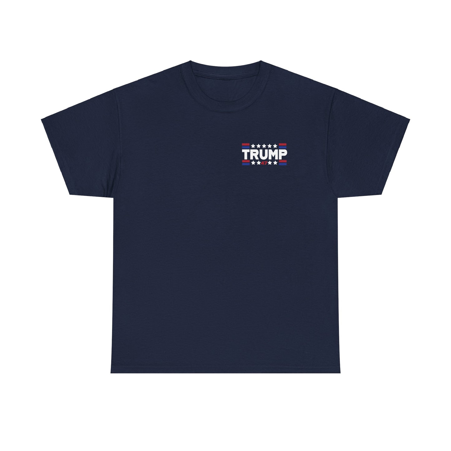 Trump 47 "You Missed B*tches" Doubles Sided Dark Gildan Shirt