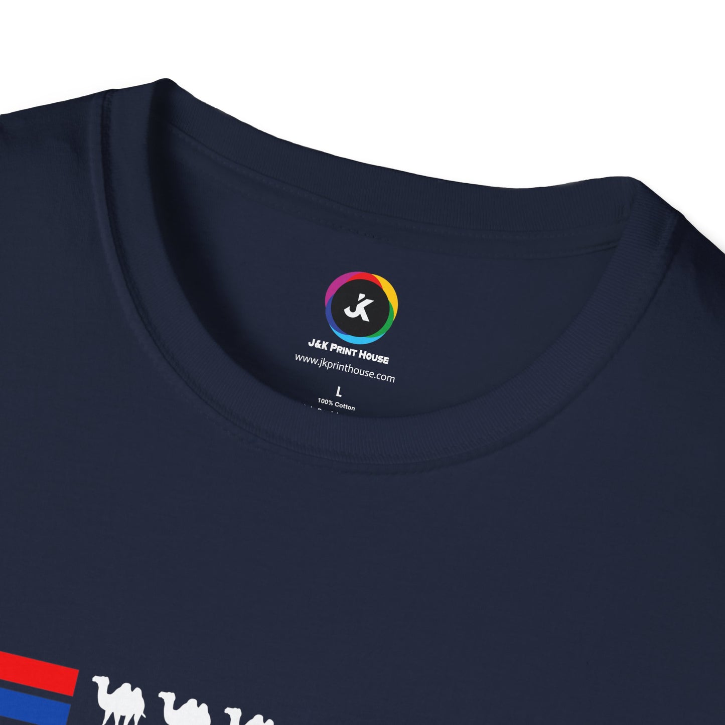 Kameltoe Harris 2024 - Vote Trump Dark Gildan Softstyle T-Shirt