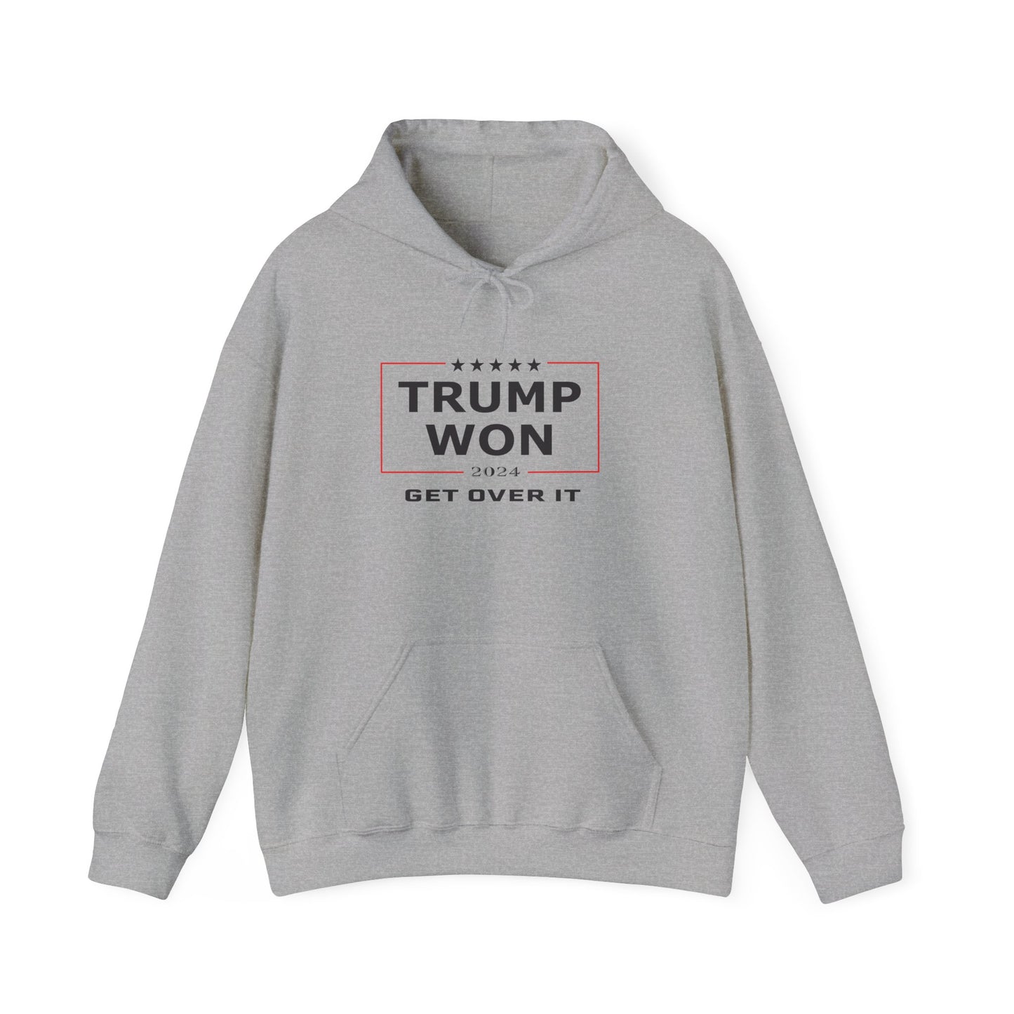 Trump Won 2024 – Get Over It Election Design Hoodie
