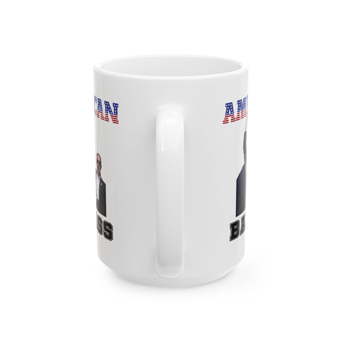 Pro-Trump American Badass Ceramic Mug (11oz, 15oz)
