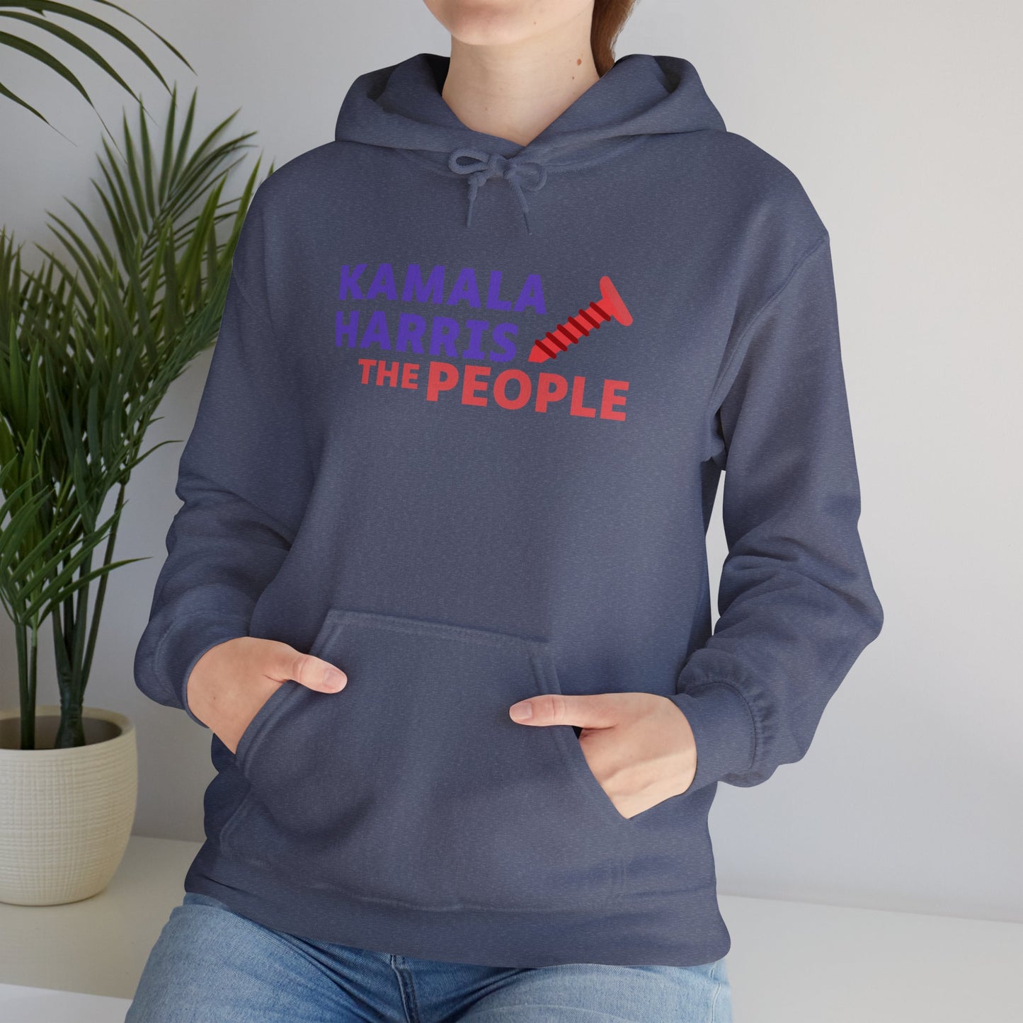 Kamala Harris "Screwing the People" Gildan Unisex Hoodie