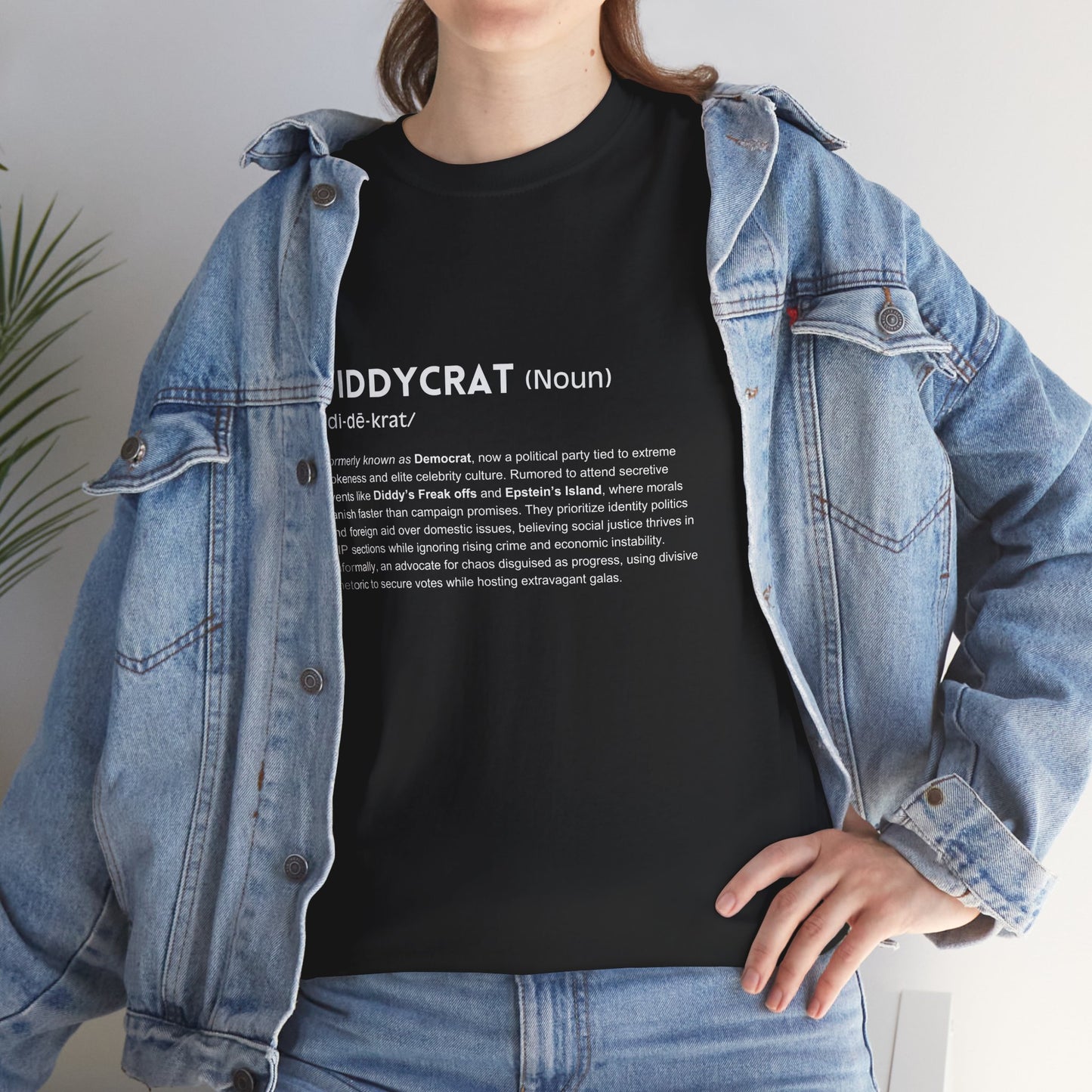 Diddycrat Definition T-Shirt – Condensed Version Politically Incorrect Election Tee