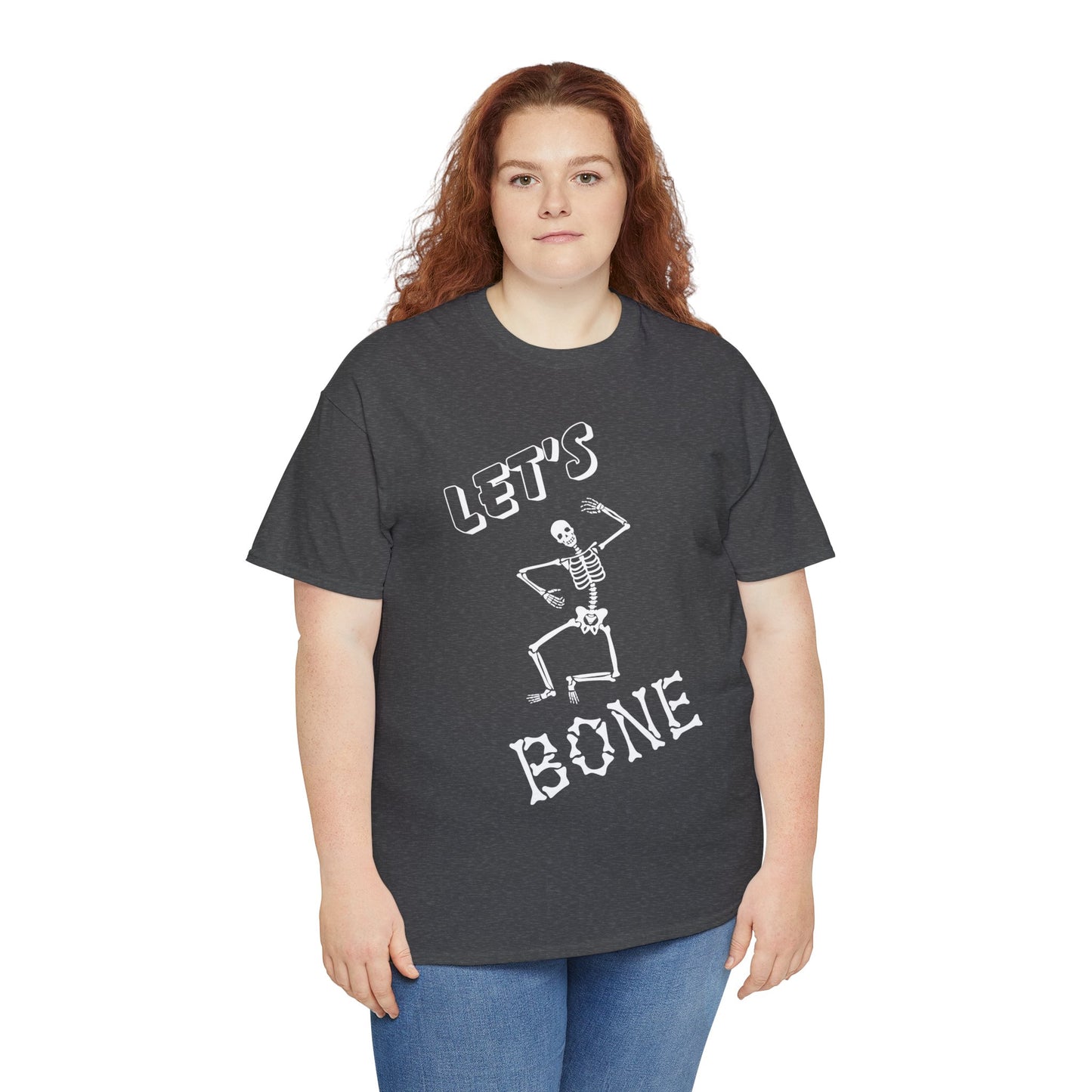 Let’s Bone Halloween Skeleton Gildan T-Shirt