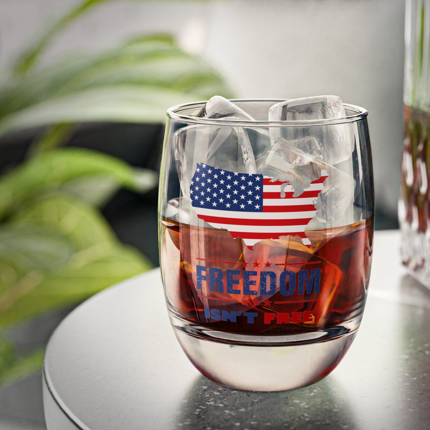 Freedom Isn't Free 6oz Whiskey Glass